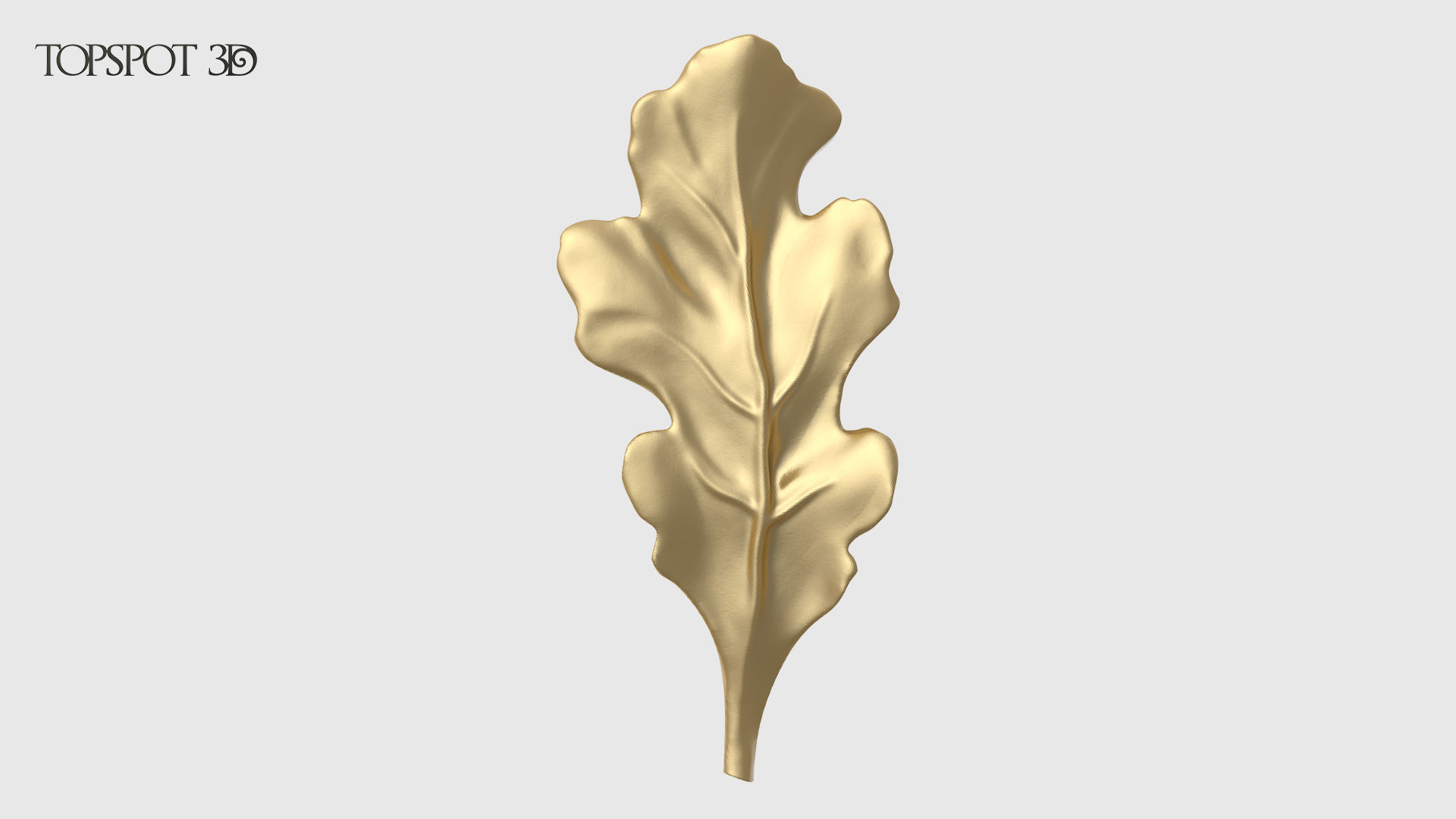Oak Leaves And Acorns set 3D print model_18