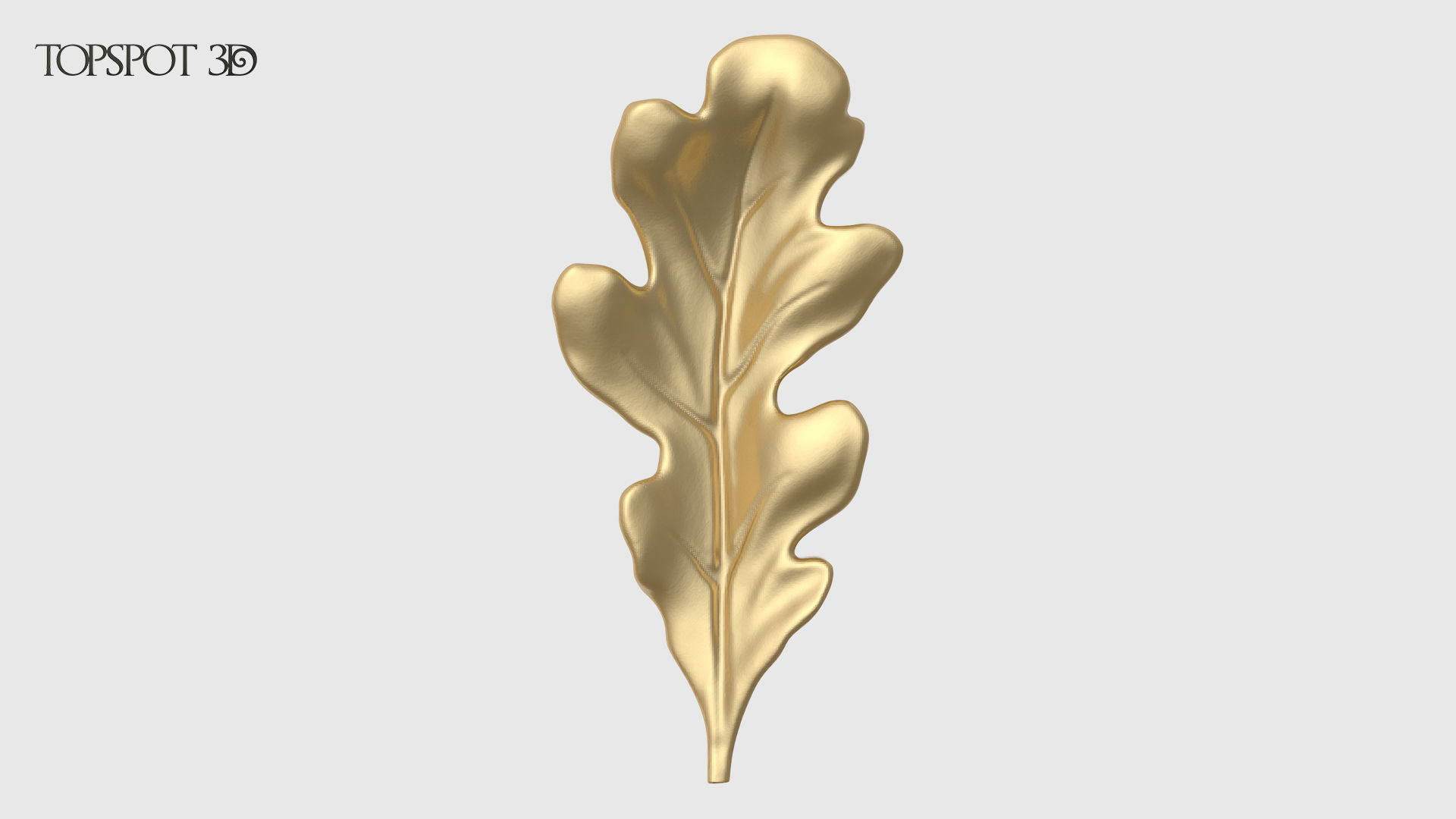 Oak Leaves And Acorns set 3D print model_13