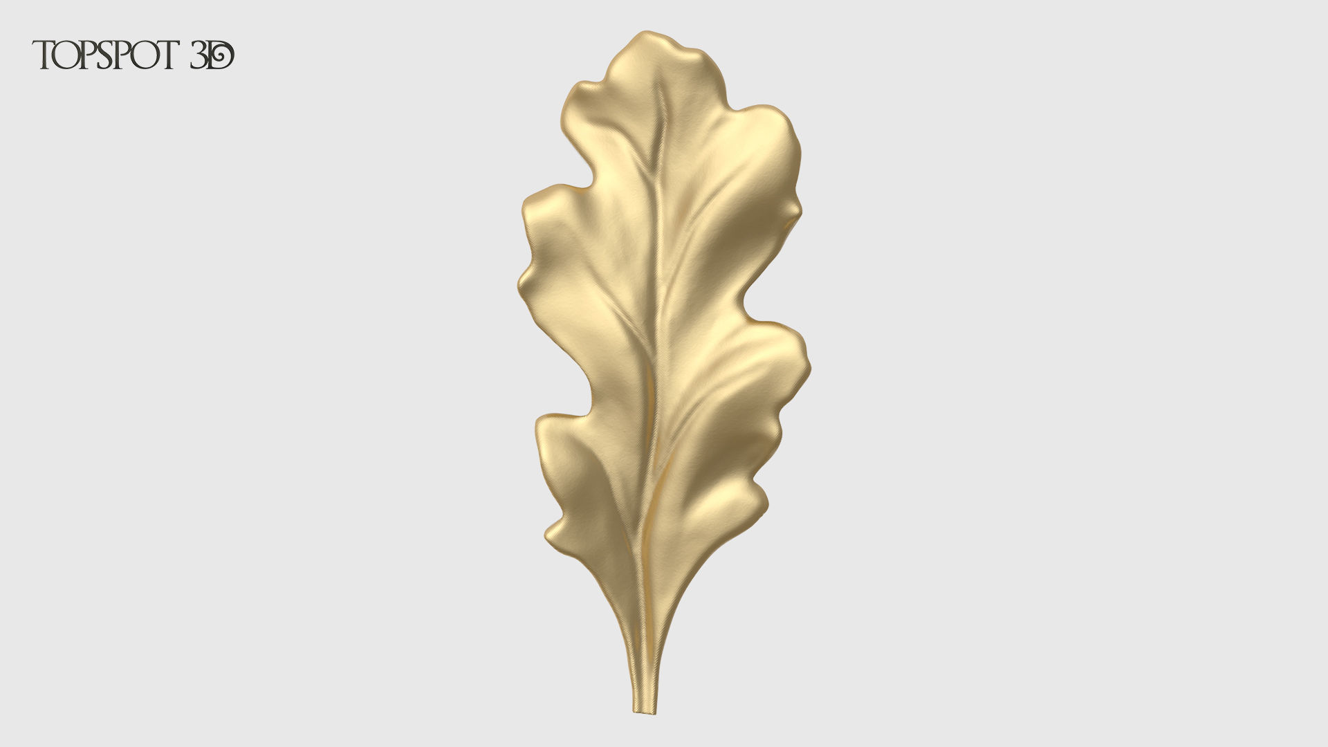 Oak Leaves And Acorns set 3D print model_12
