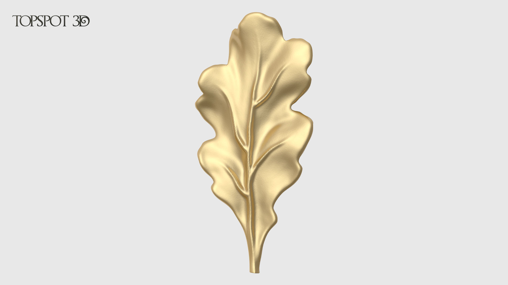 Oak Leaves And Acorns set 3D print model_22