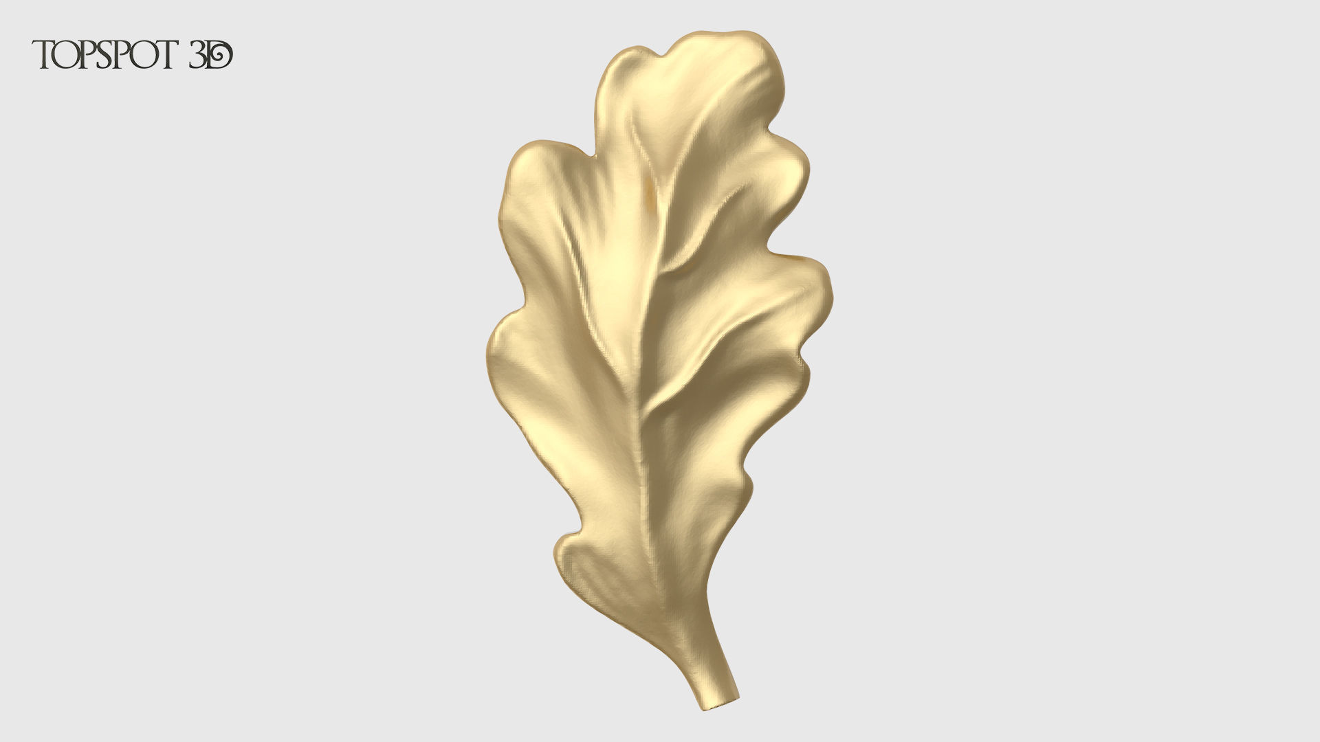 Oak Leaves And Acorns set 3D print model_16