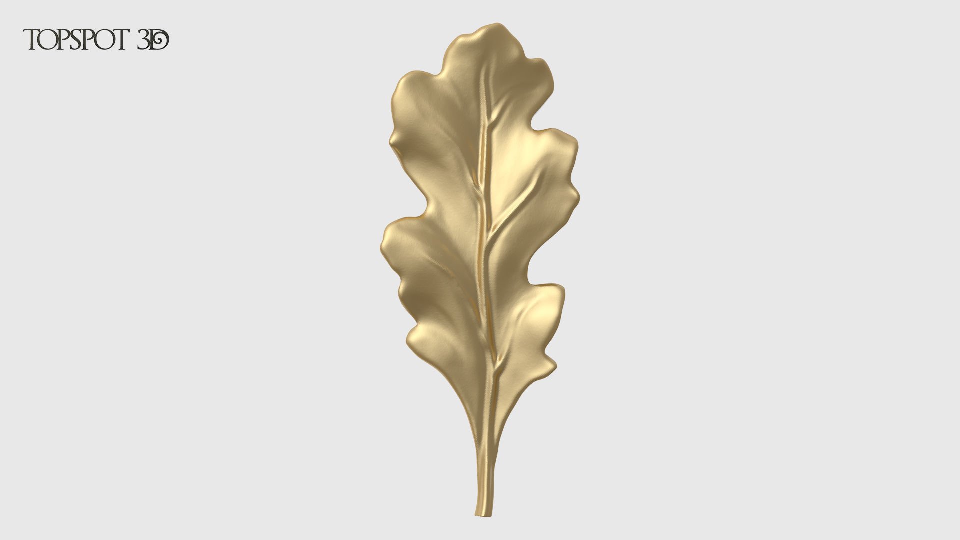 Oak Leaves And Acorns set 3D print model_21