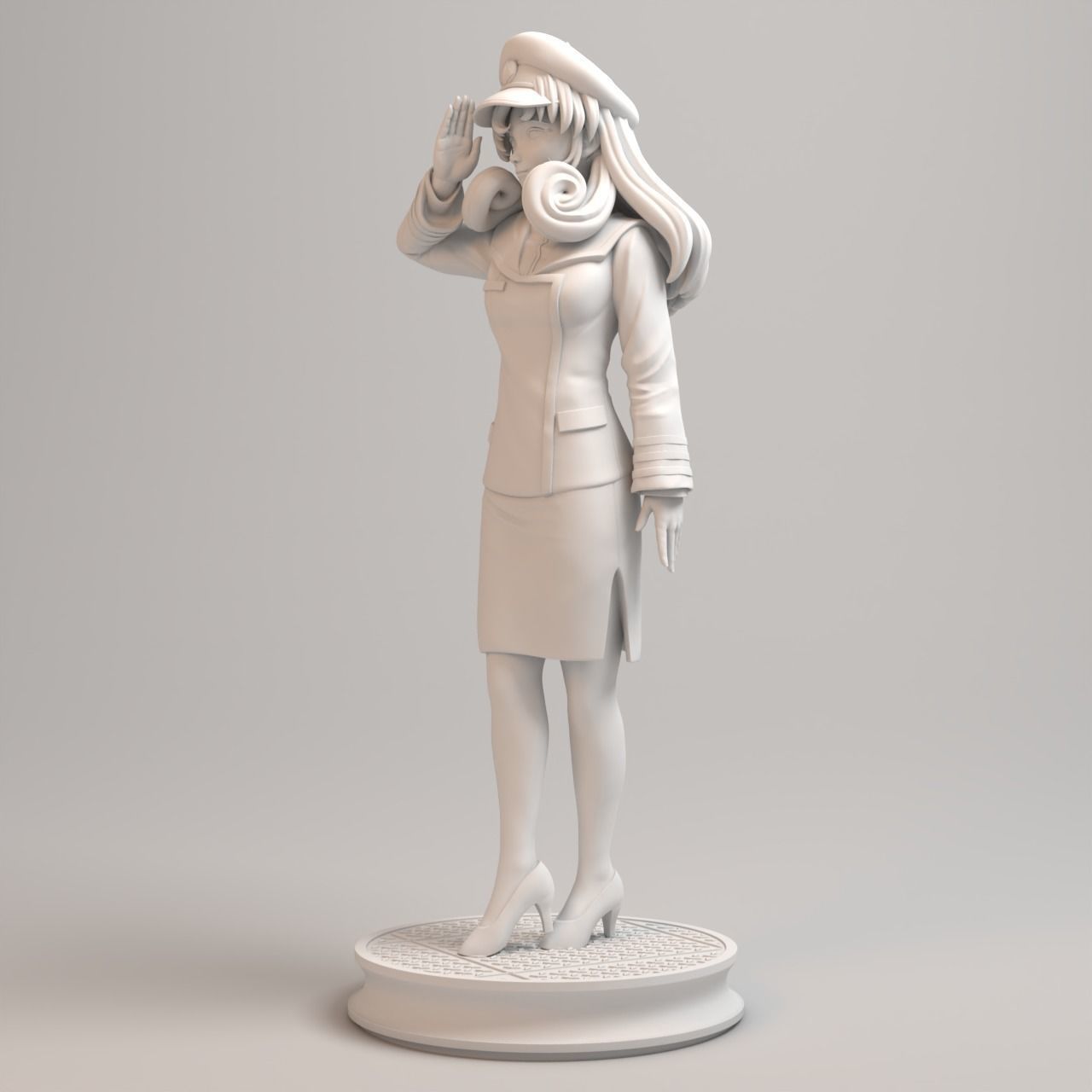 Anime Classics - Lisa and Minmay Robotech full figure 3D print model_15