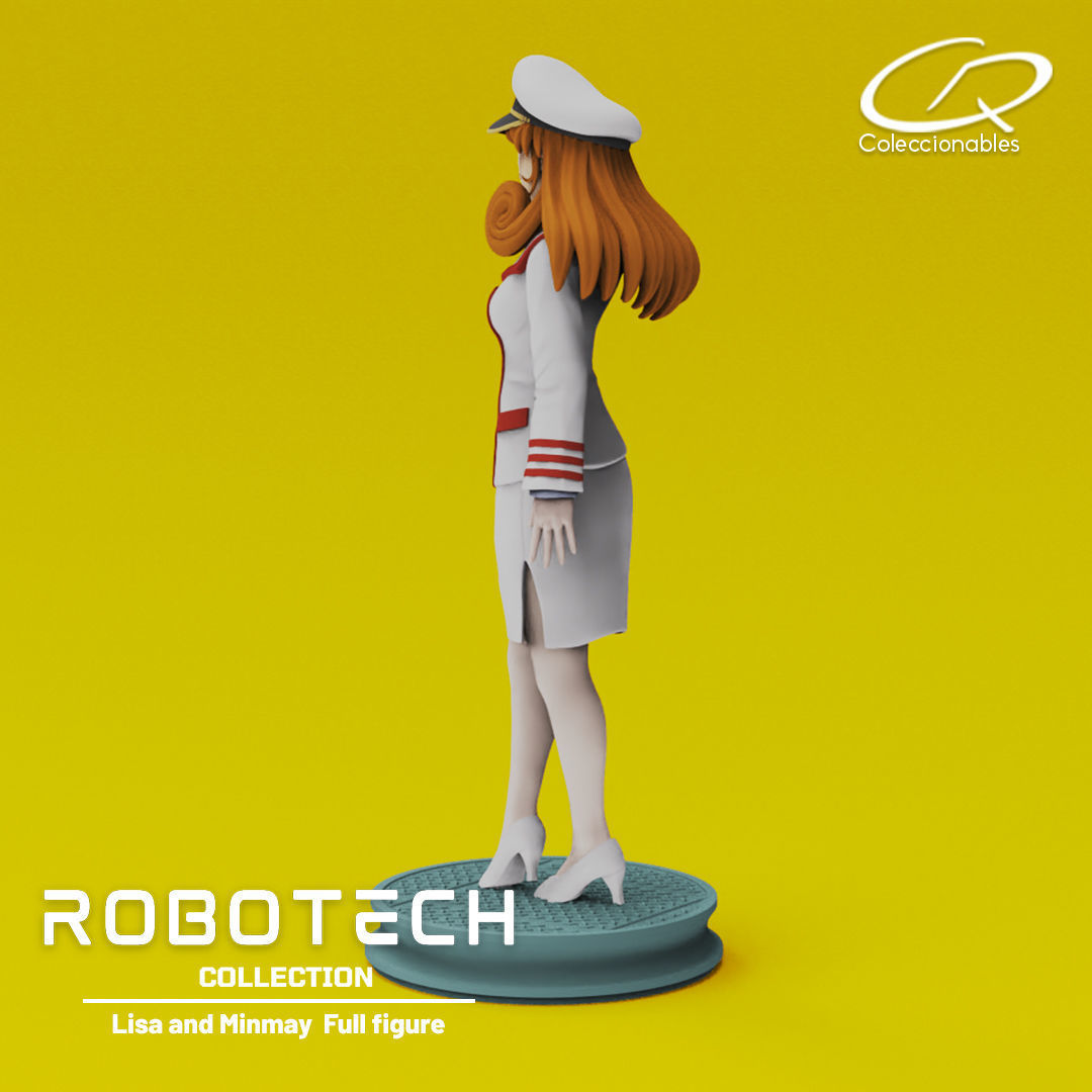 Anime Classics - Lisa and Minmay Robotech full figure 3D print model_6