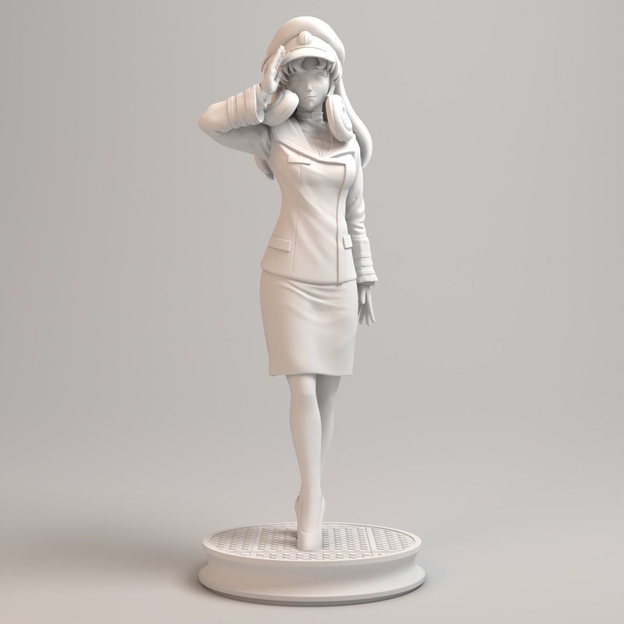 Anime Classics - Lisa and Minmay Robotech full figure 3D print model_13