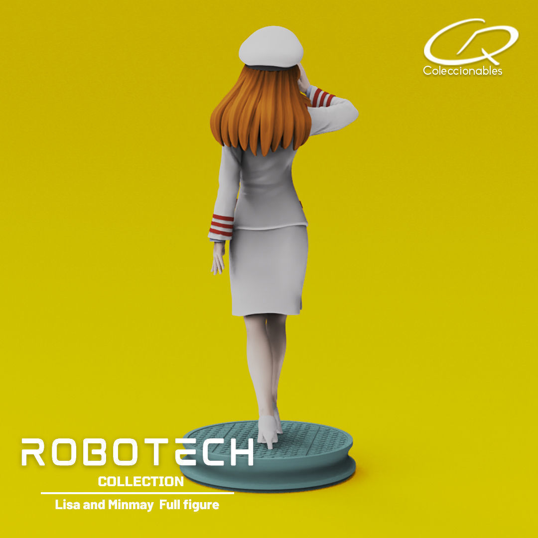 Anime Classics - Lisa and Minmay Robotech full figure 3D print model_4