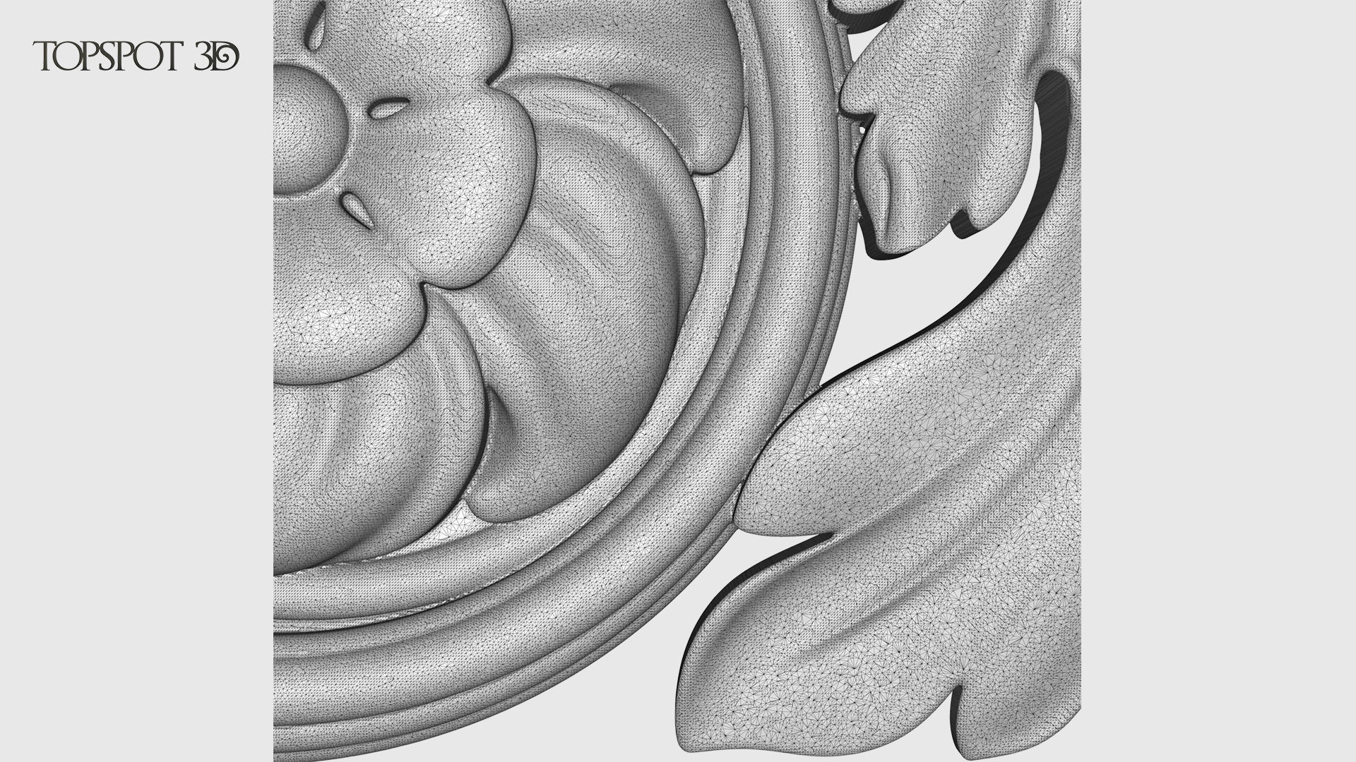 Mini Set Acanthus Leaves 3D print model_17