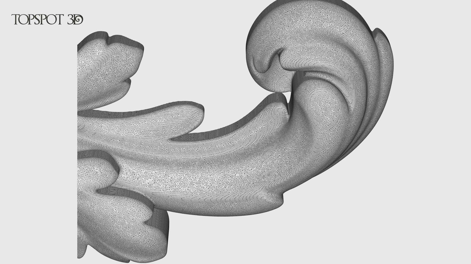 Mini Set Acanthus Leaves 3D print model_13