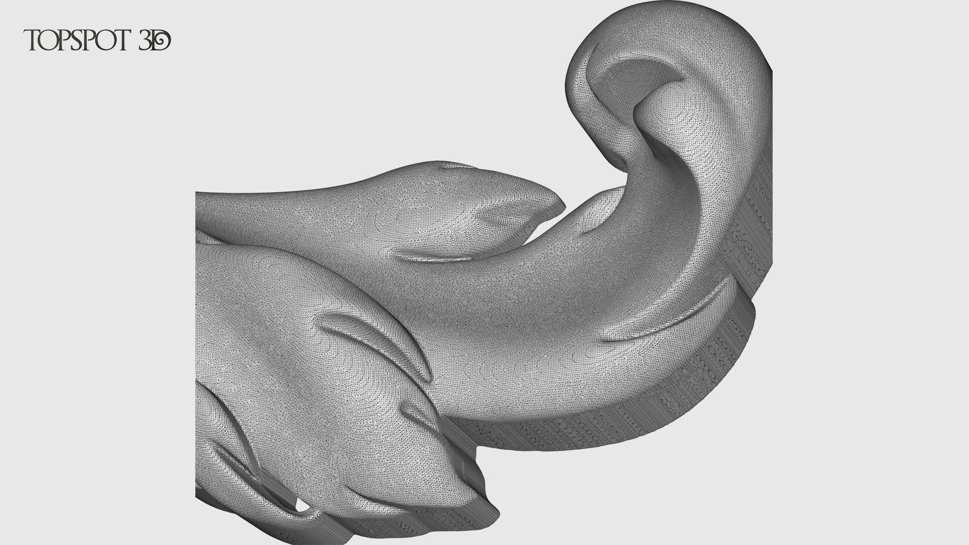 Mini Set Acanthus Leaves 3D print model_11