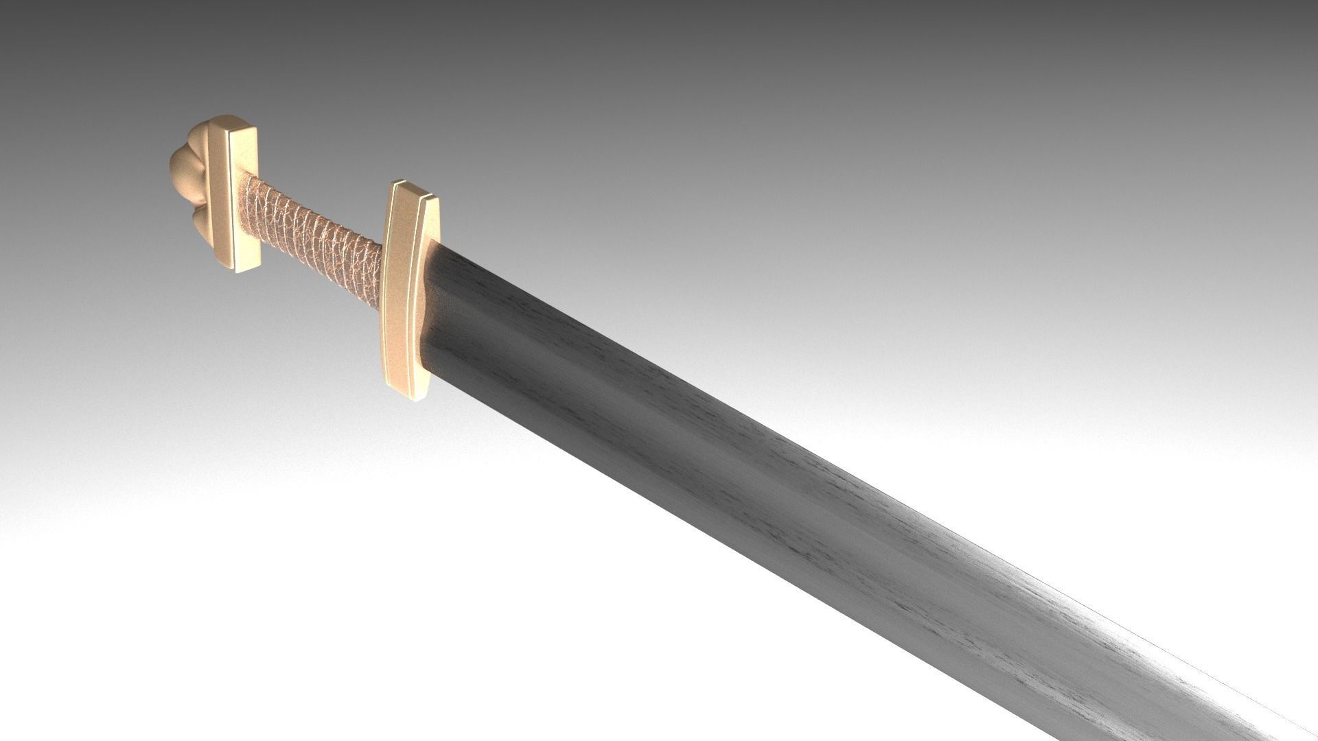 Viking sword 3D model_7