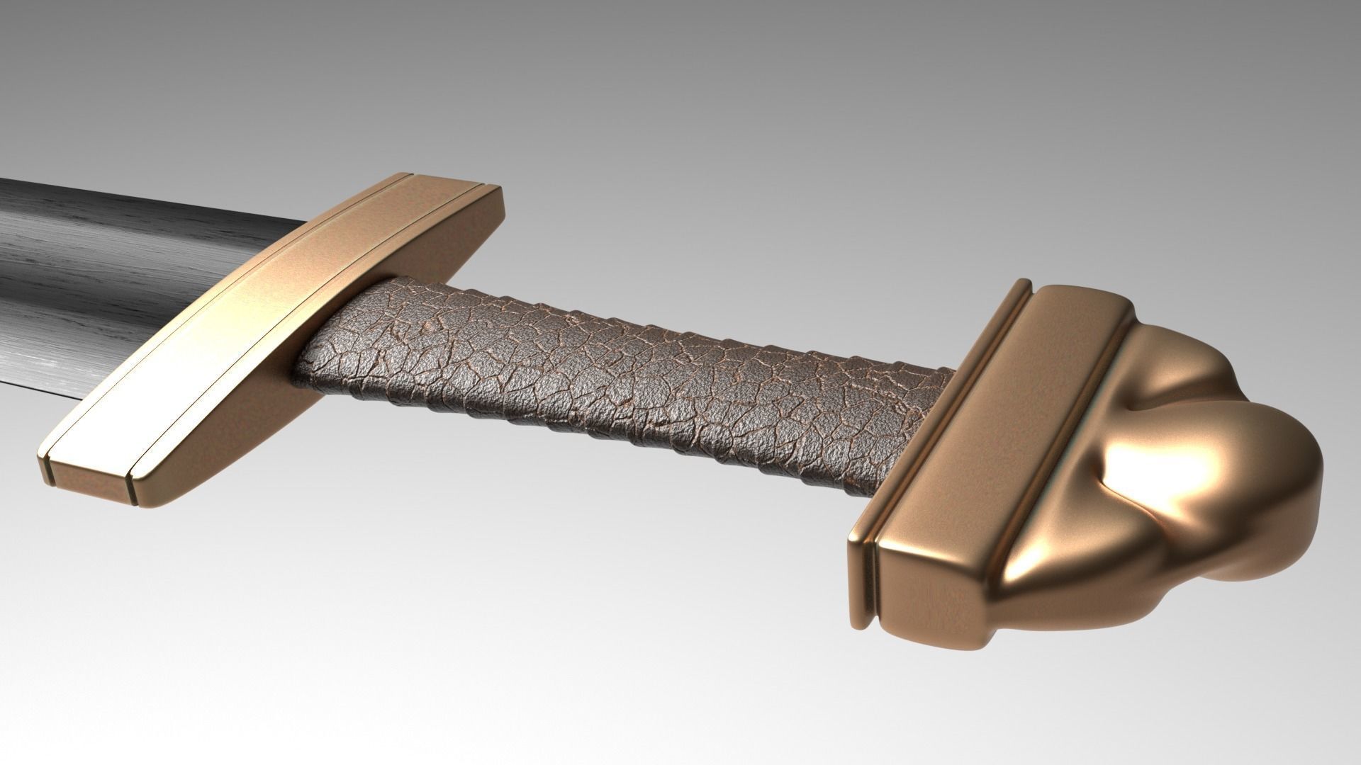 Viking sword 3D model_4