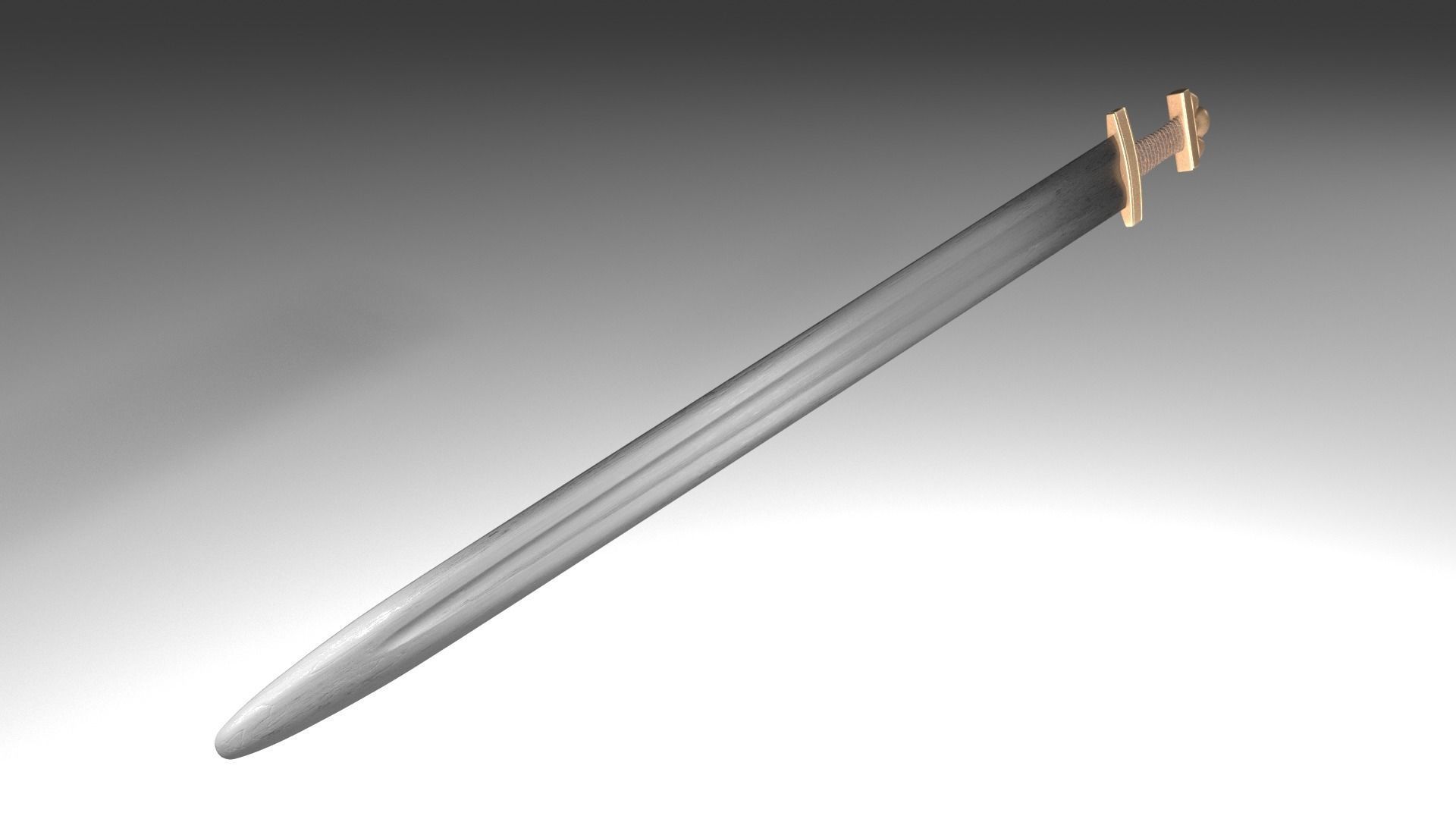 Viking sword 3D model_1