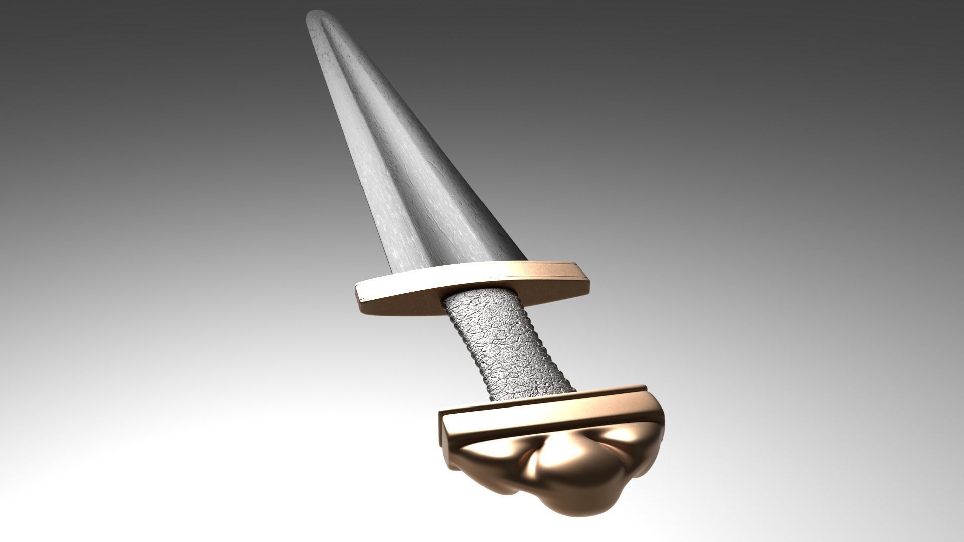 Viking sword 3D model_5