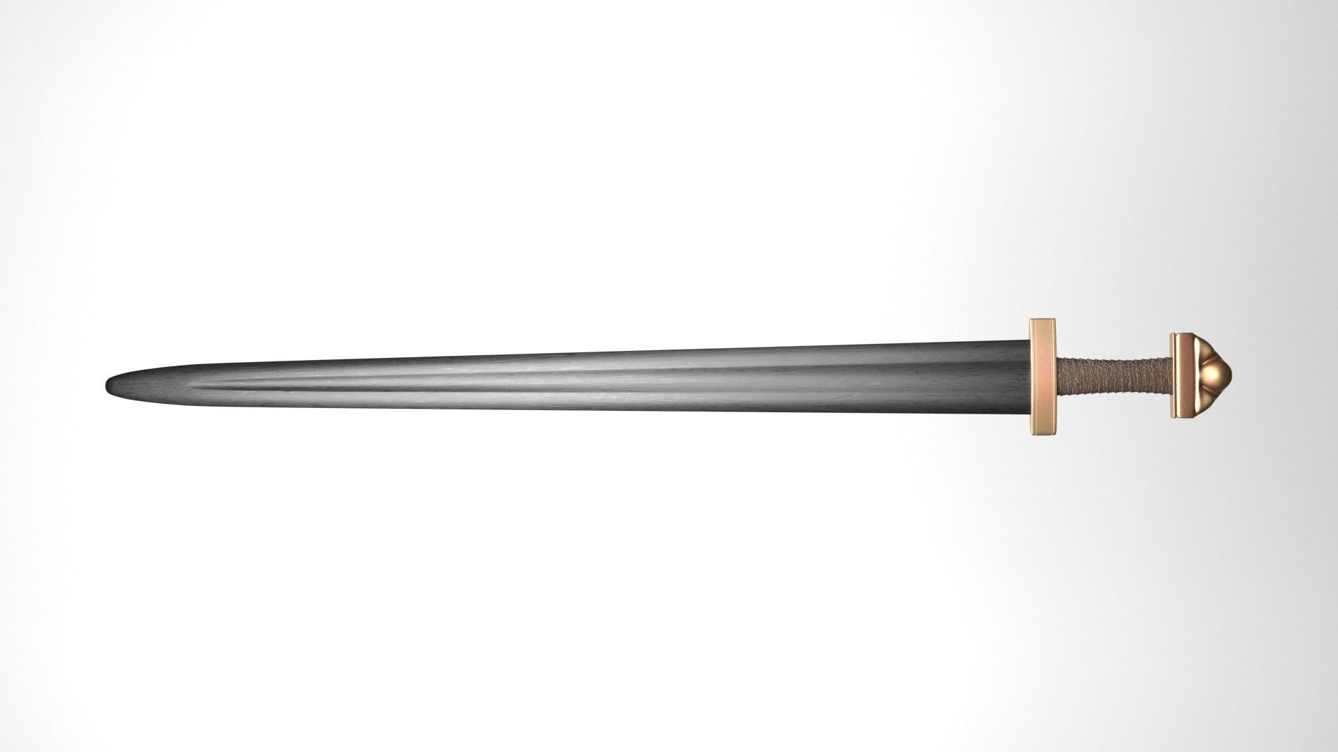 Viking sword 3D model_3