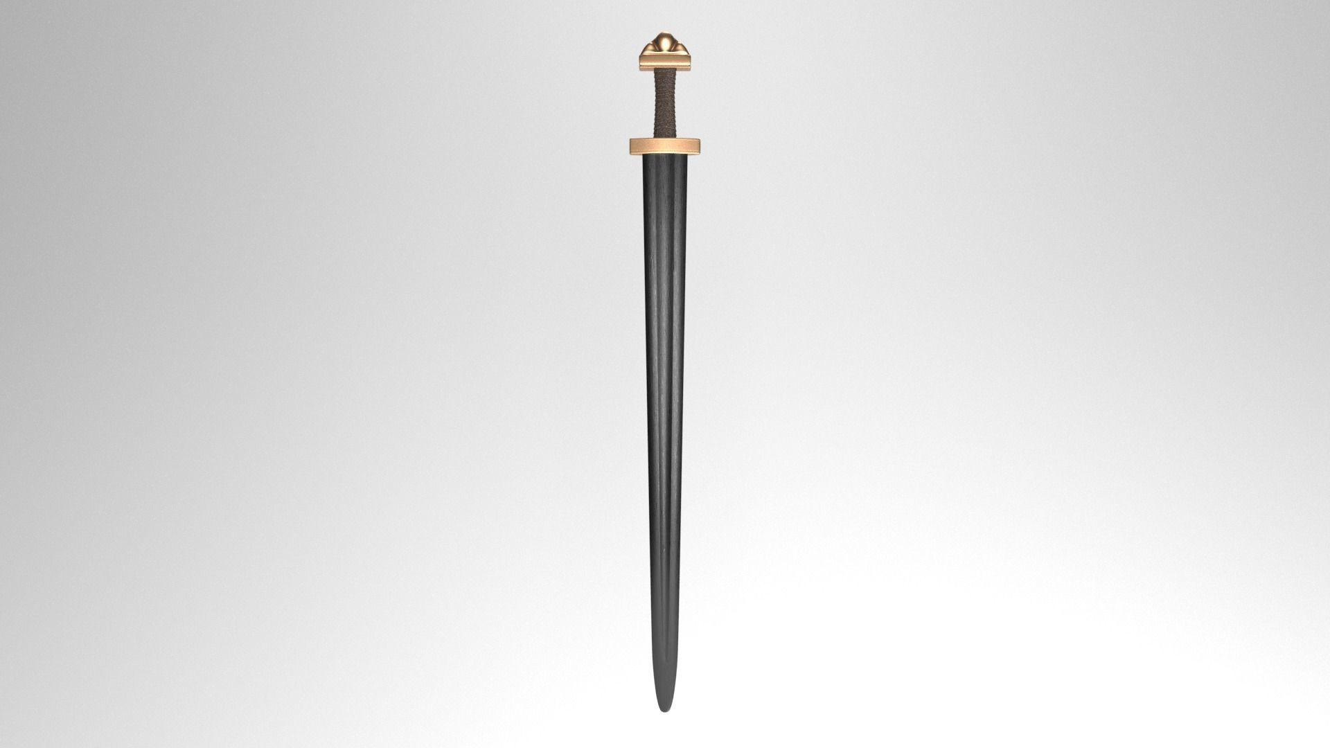 Viking sword 3D model_2