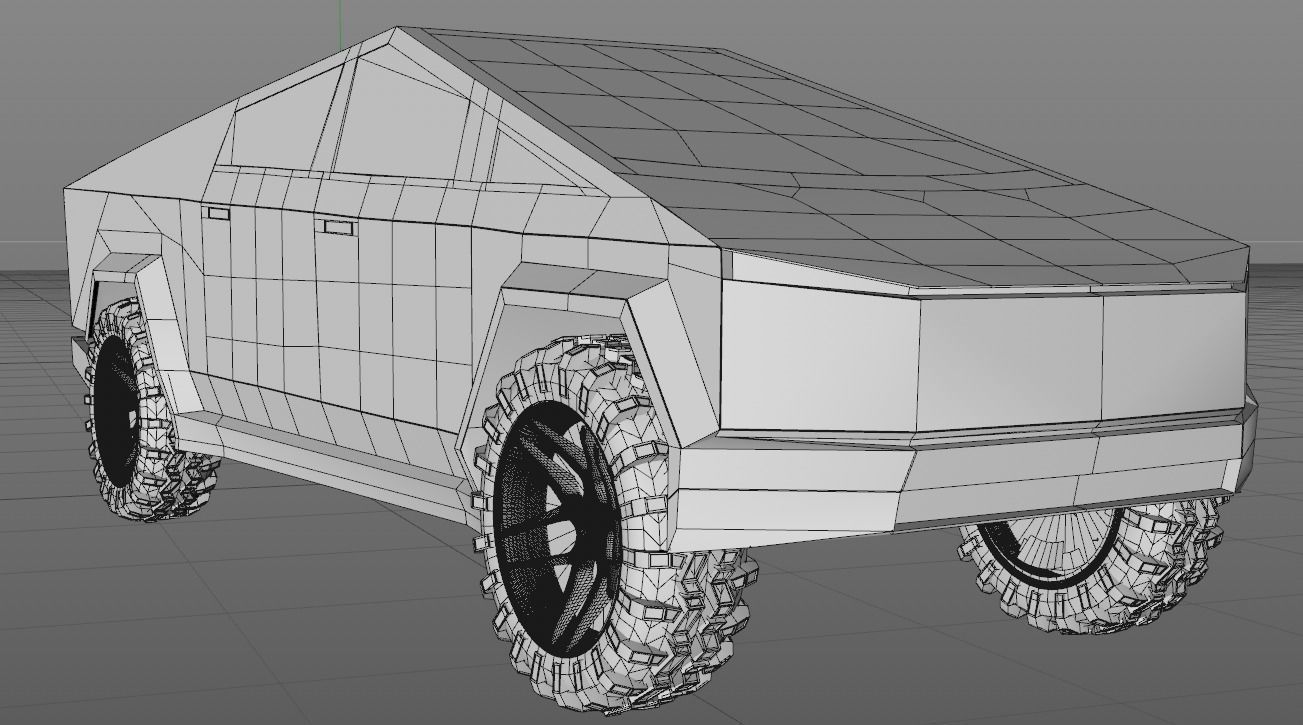 Tesla Cybertruck 3D model_5