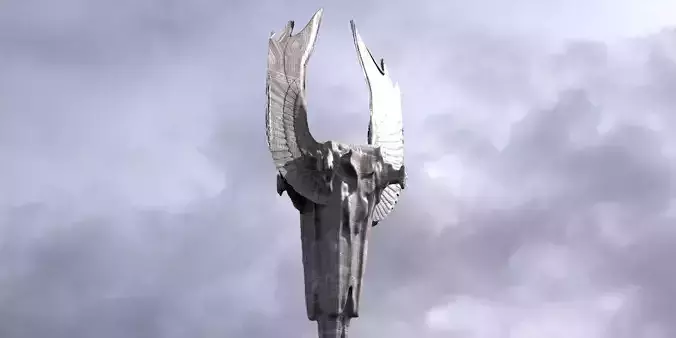 Floating Angel monolith 2