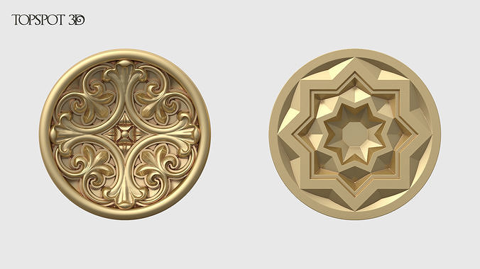 Backgammon Chips 3D print model