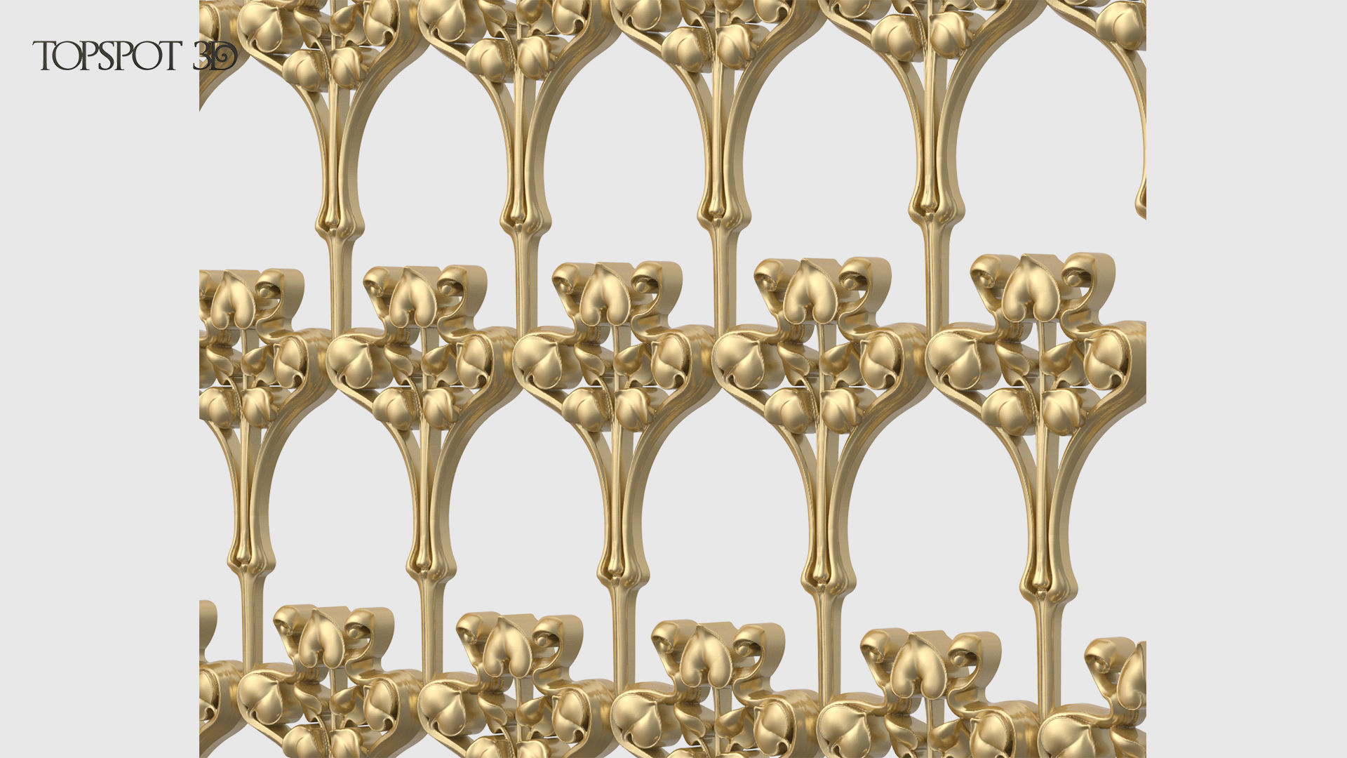 Art Nouveau Decor Set 3D print model_11