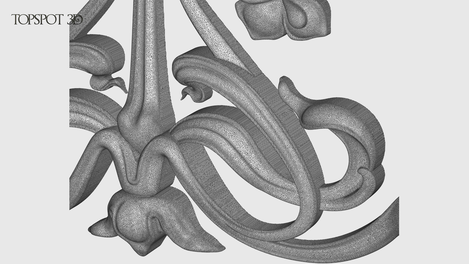 Art Nouveau Decor Set 3D print model_31