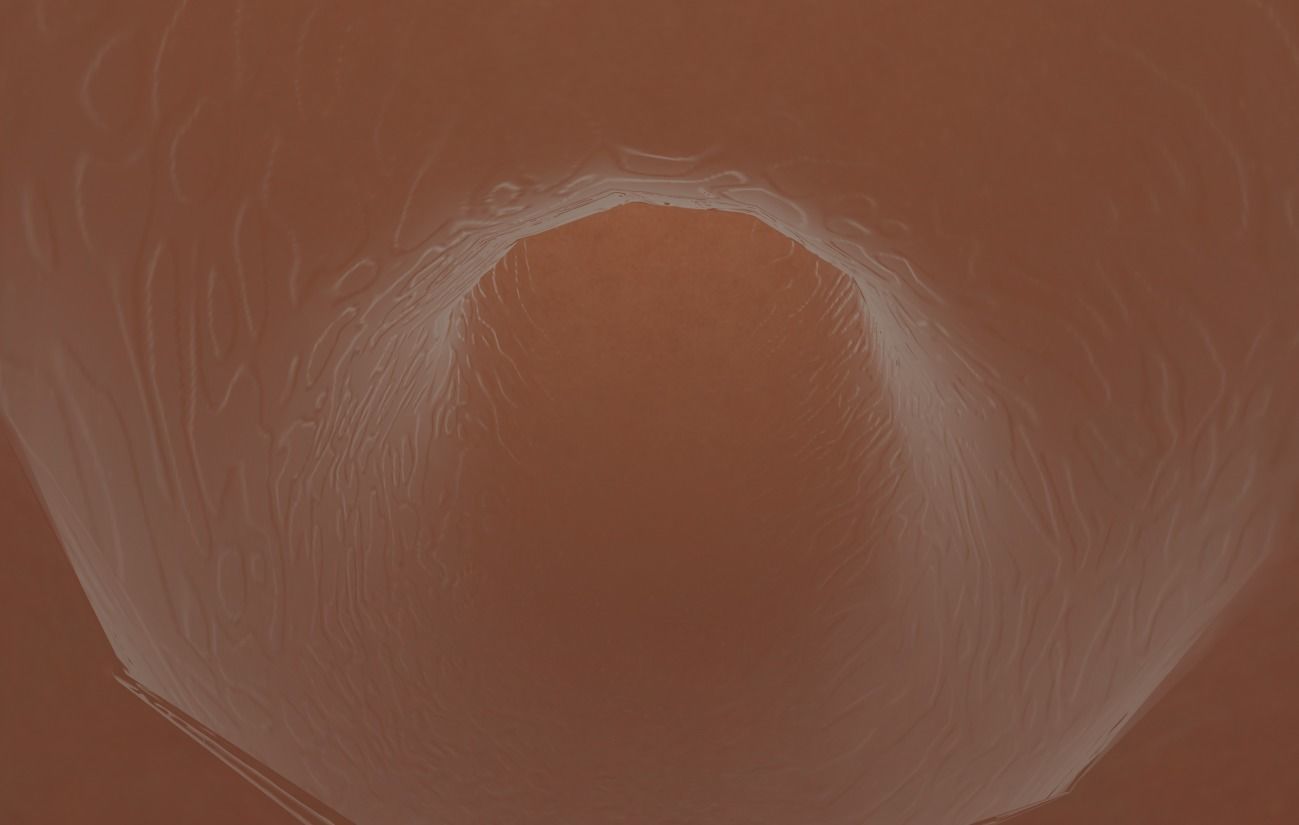 Animated Stomach and Digestive System with Small Intestines Low-poly 3D model_5