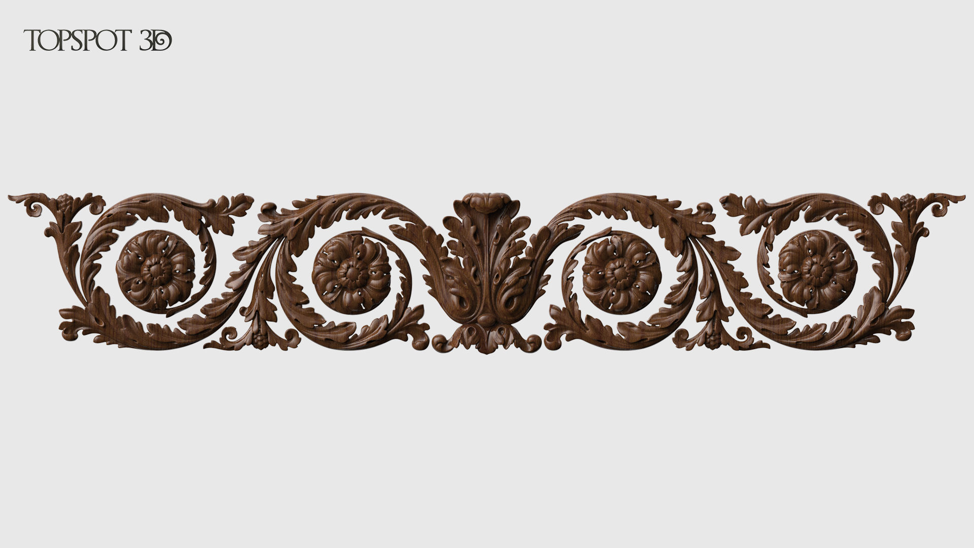 Frieze Acanthus Set 3D print model_24