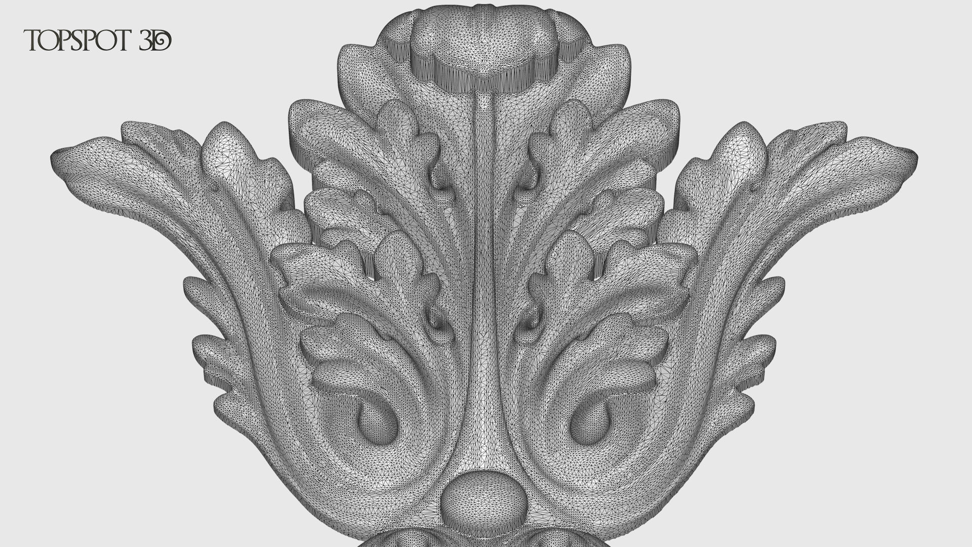 Frieze Acanthus Set 3D print model_31