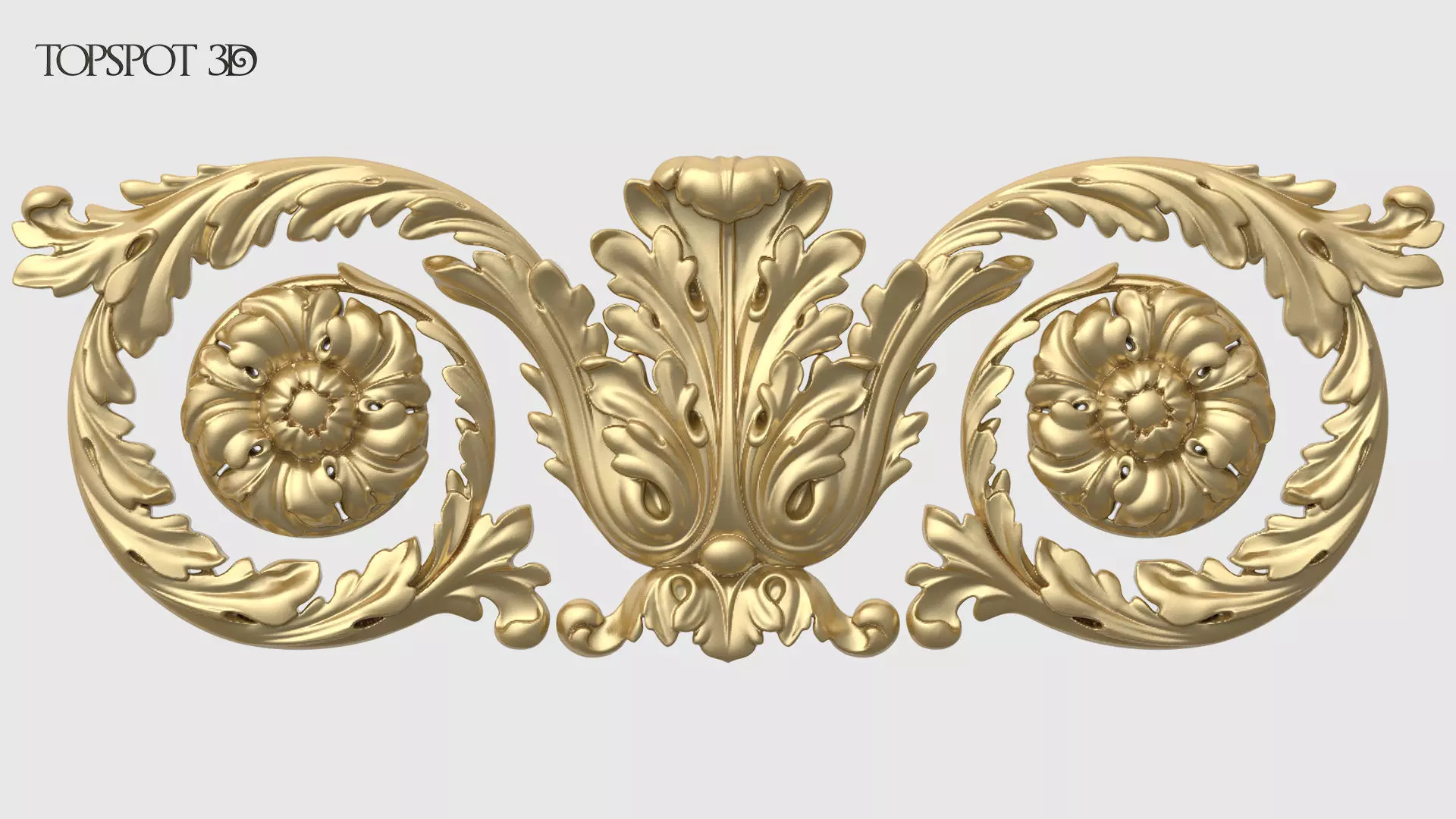 Frieze Acanthus Set 3D print model_0