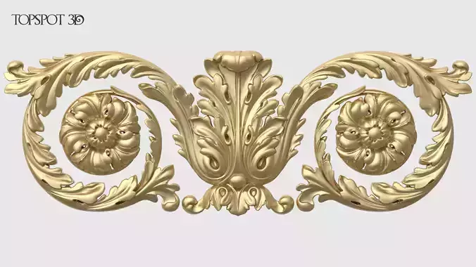 Frieze Acanthus Set 3D print model