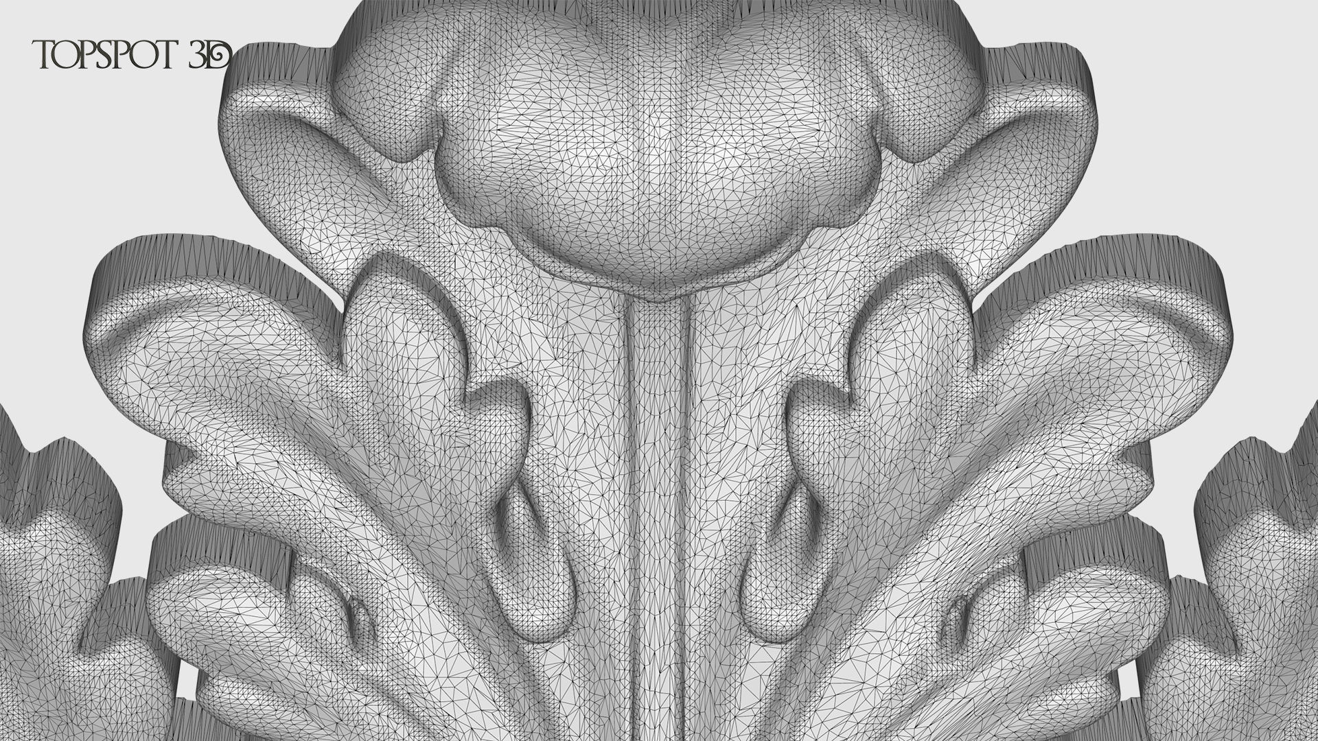 Frieze Acanthus Set 3D print model_30