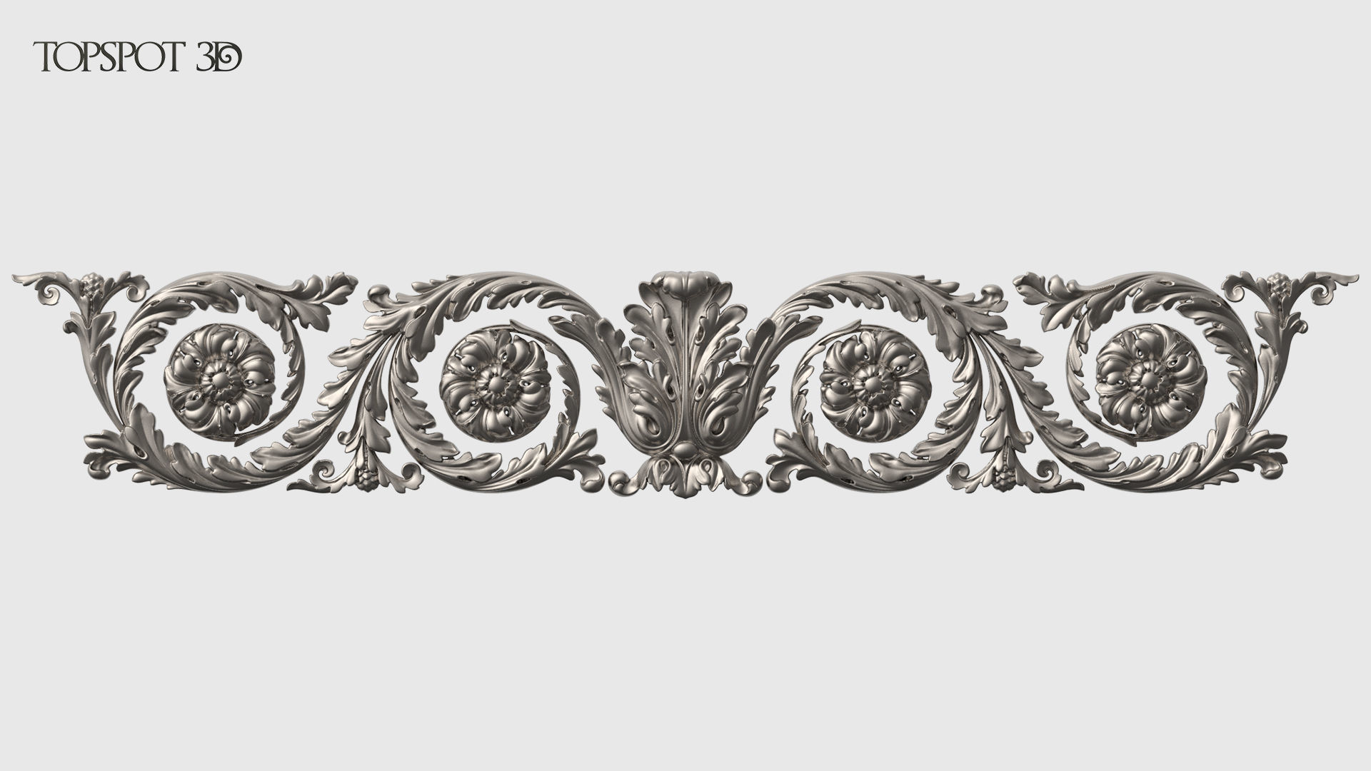 Frieze Acanthus Set 3D print model_28