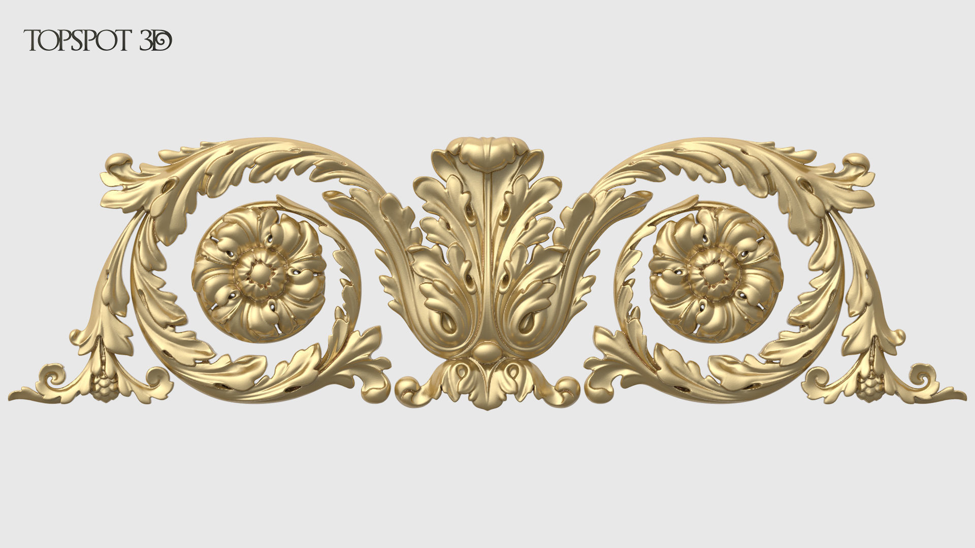 Frieze Acanthus Set 3D print model_19