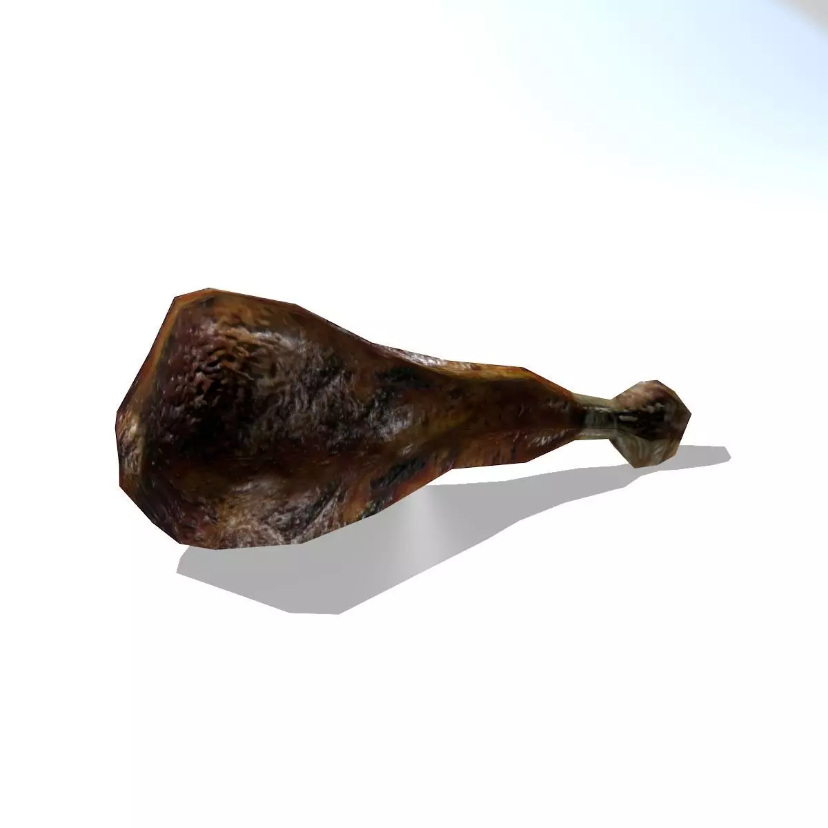 Baked Lamb Leg Free low-poly 3D model