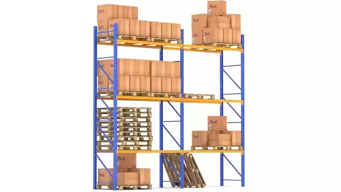 Fedex Warehouse Rack