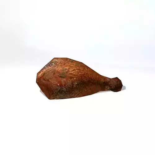 Roasted Turkey Leg Free low-poly 3D model
