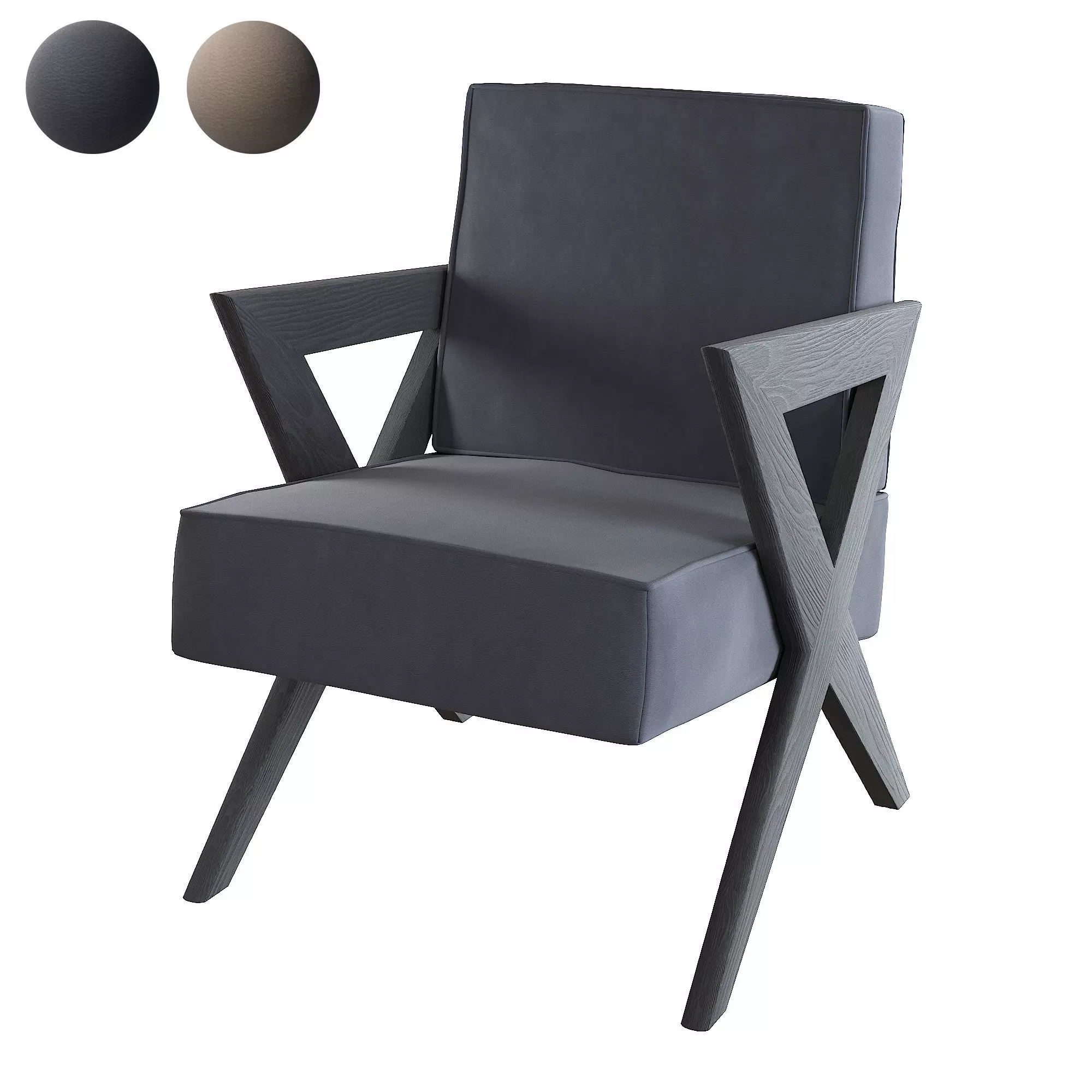 Chair Felippe By Eichholtz Designer Armchair 3D model