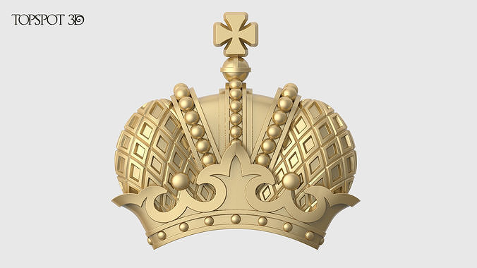 Crown Relief 3D print model