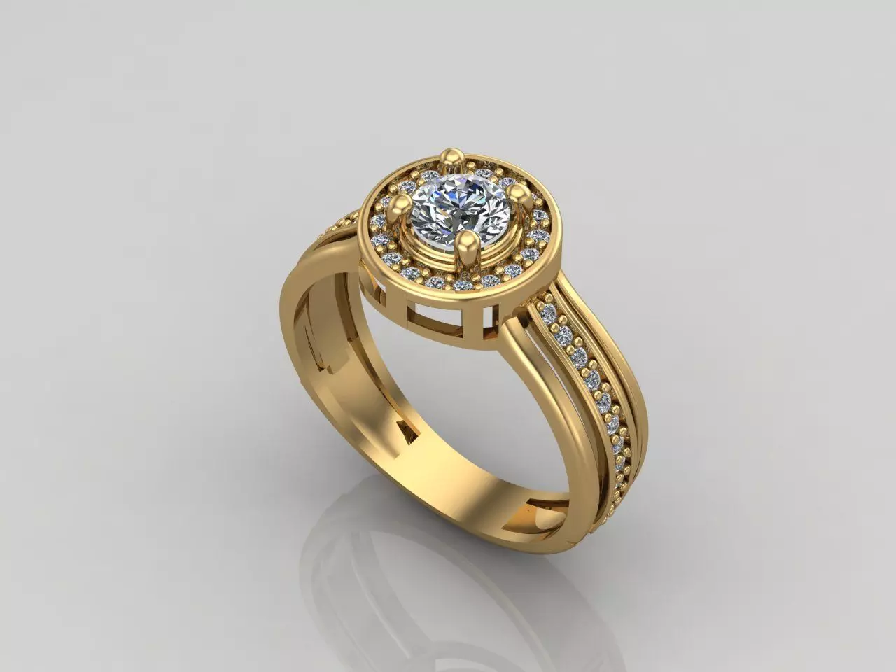 Women Rings 3DM Render Files Machine Ready 59 3D print model