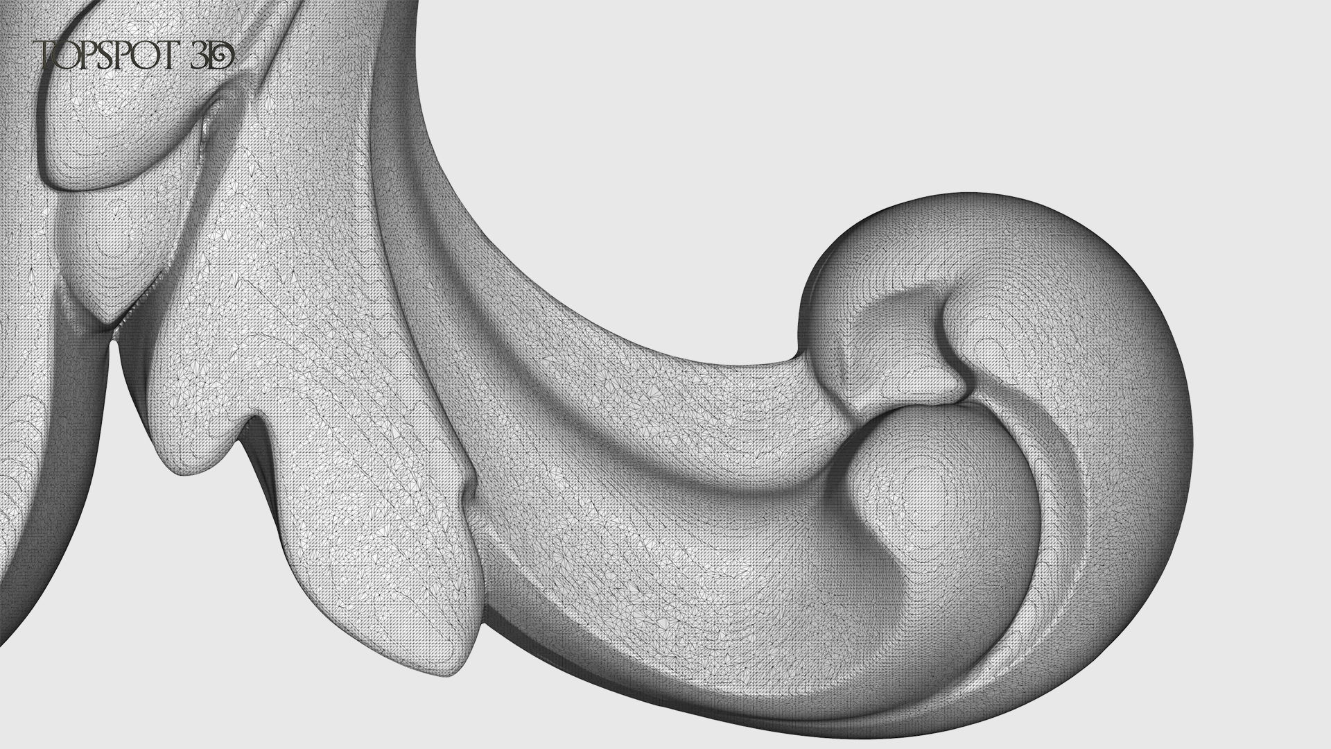 Garland Acanthus Leaf Set 3D print model_27