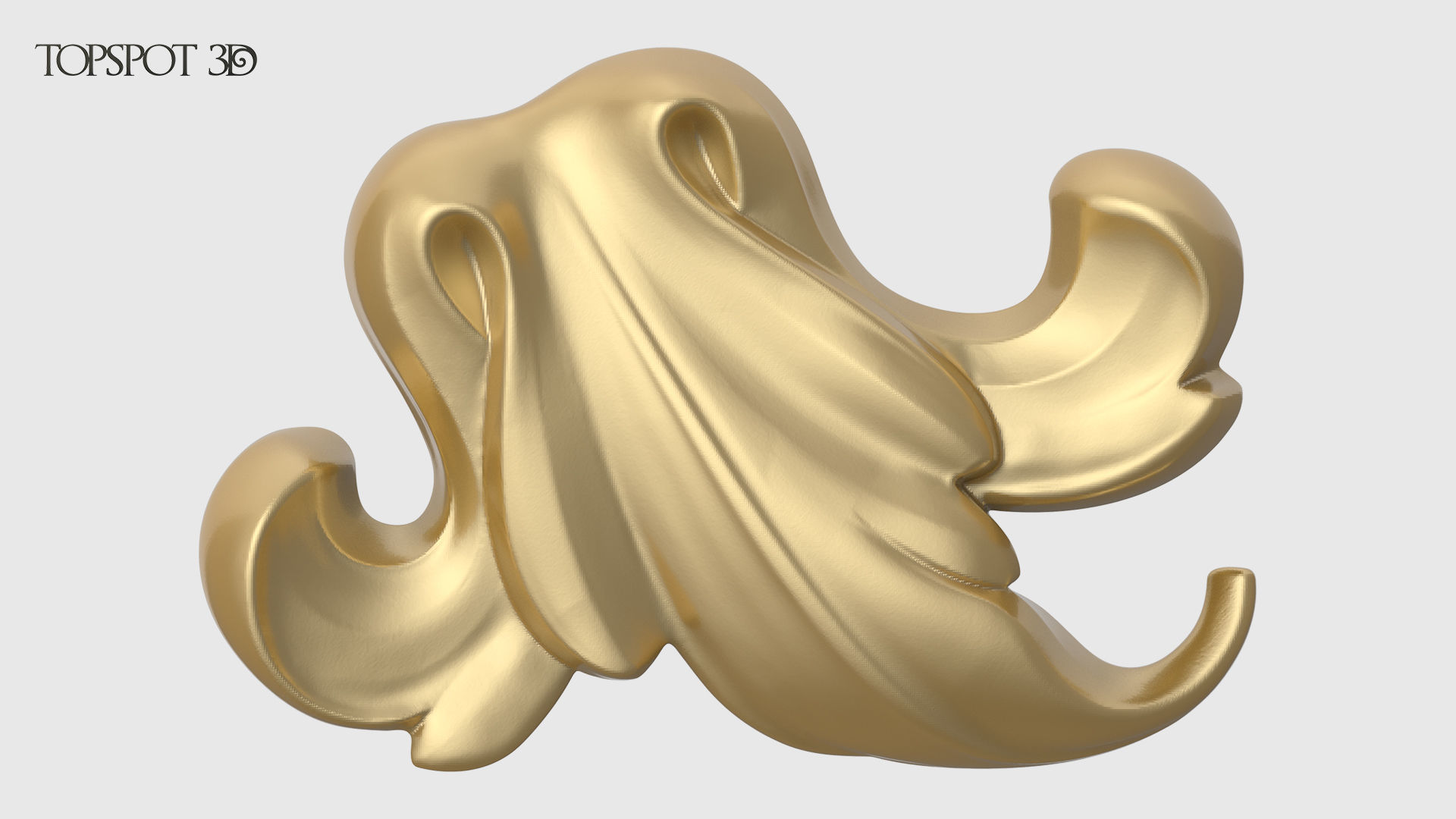 Garland Acanthus Leaf Set 3D print model_14