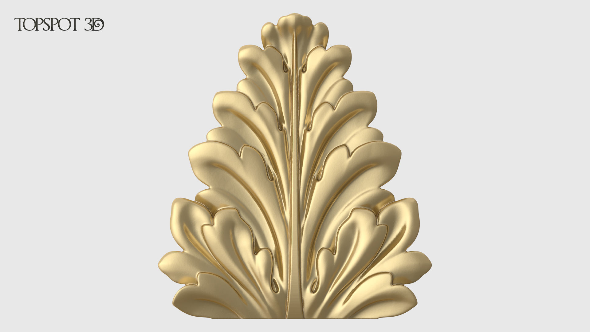 Bracket Leaves Collection 3D print model_20