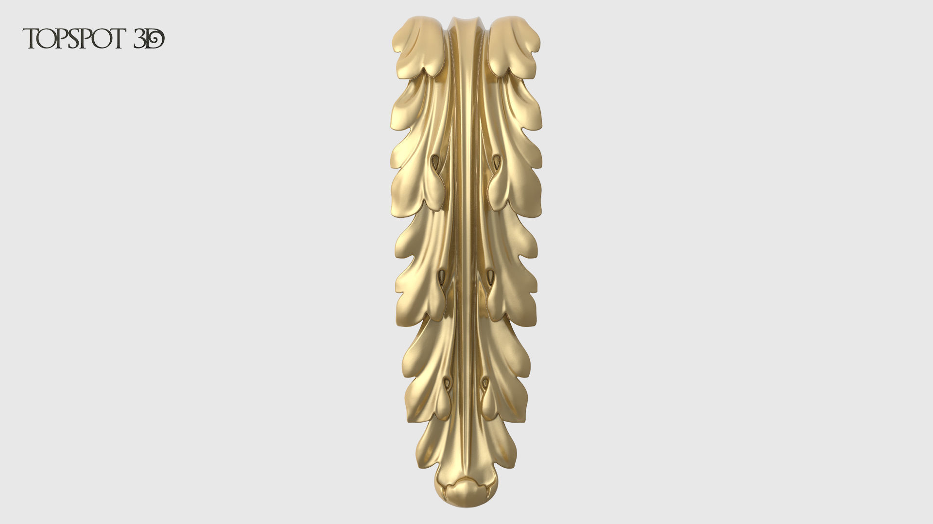 Bracket Leaves Collection 3D print model_6