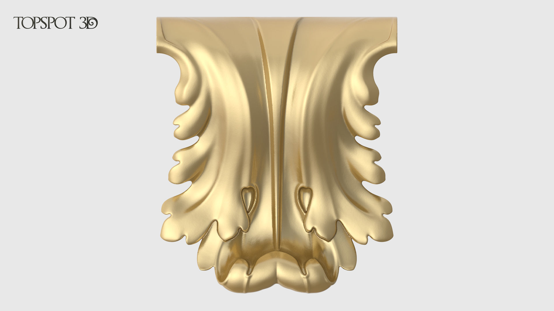 Bracket Leaves Collection 3D print model_14