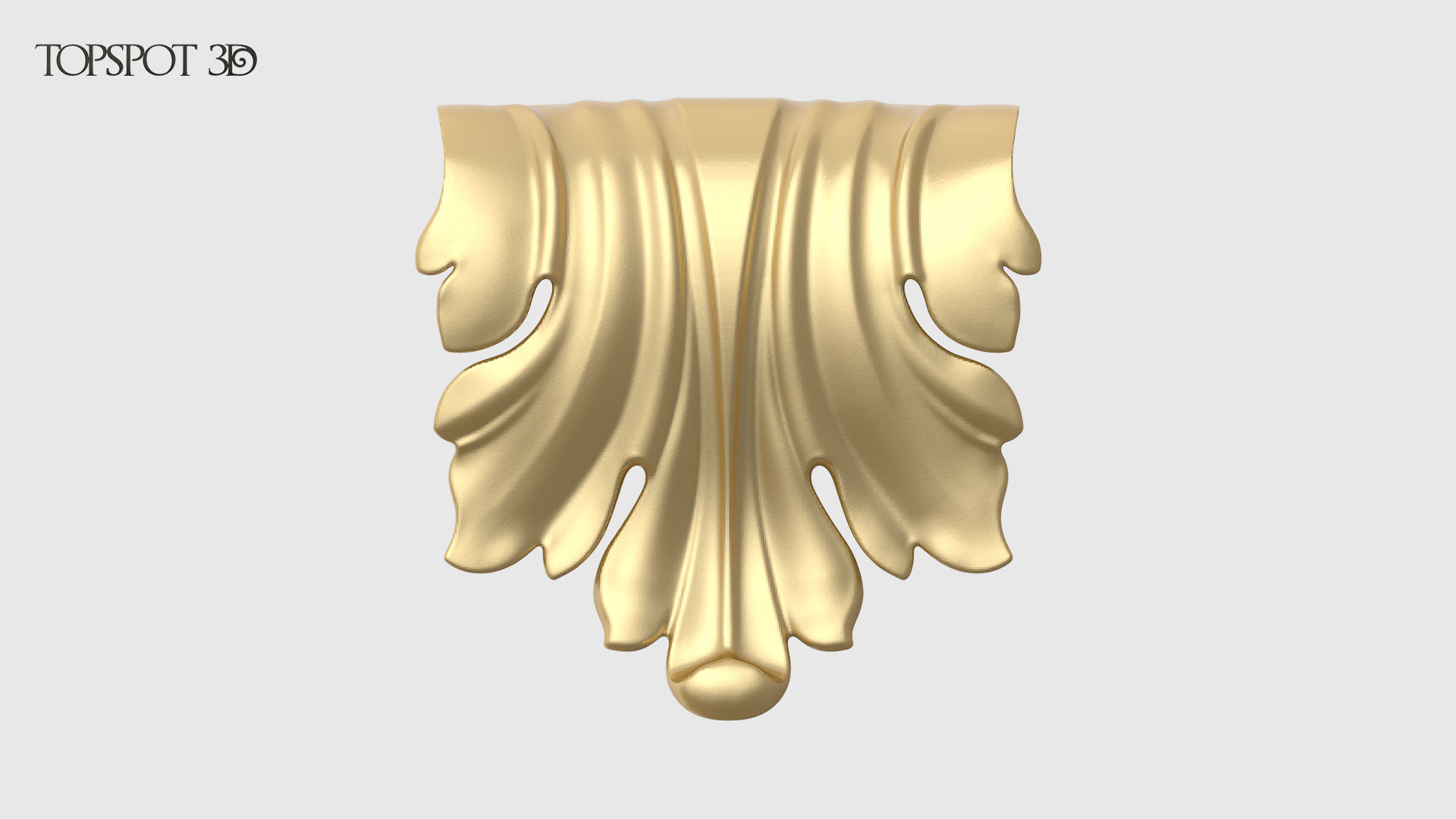 Bracket Leaves Collection 3D print model_10