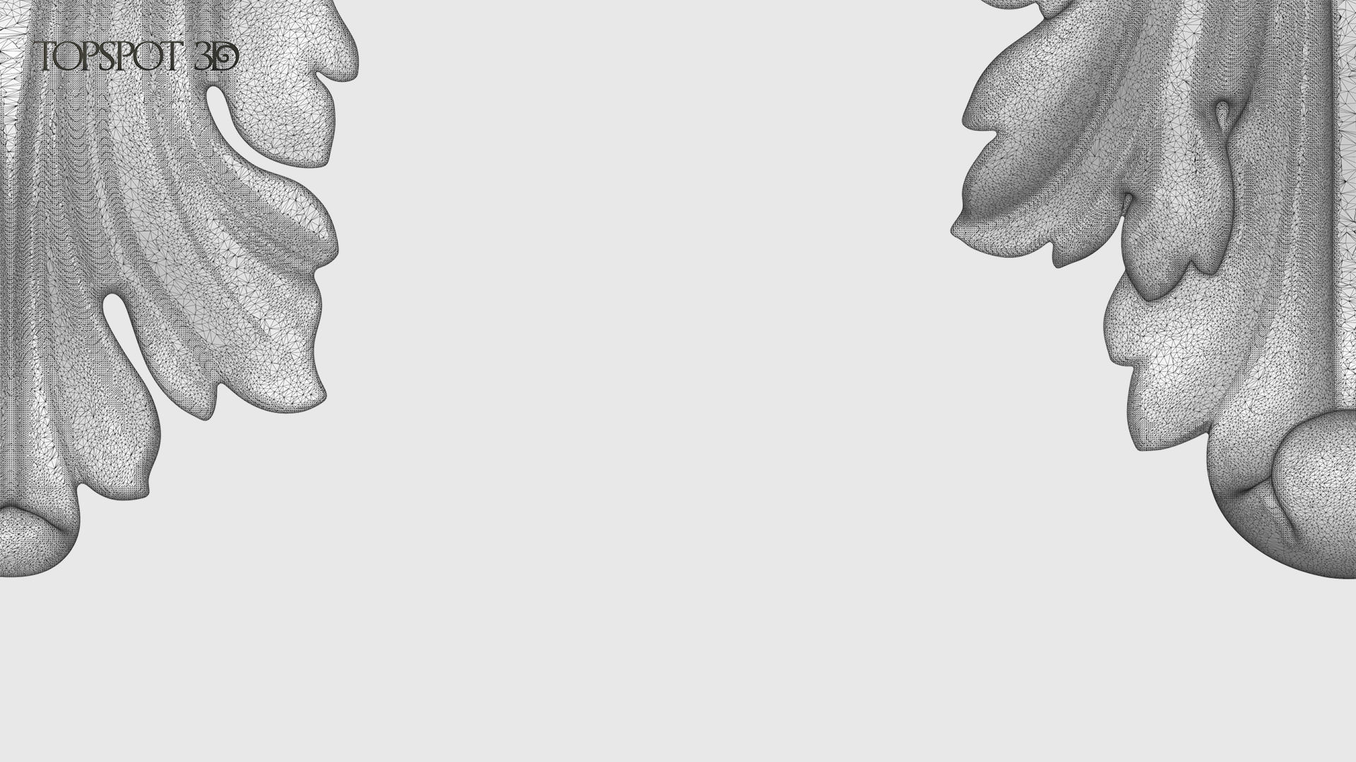 Bracket Leaves Collection 3D print model_31