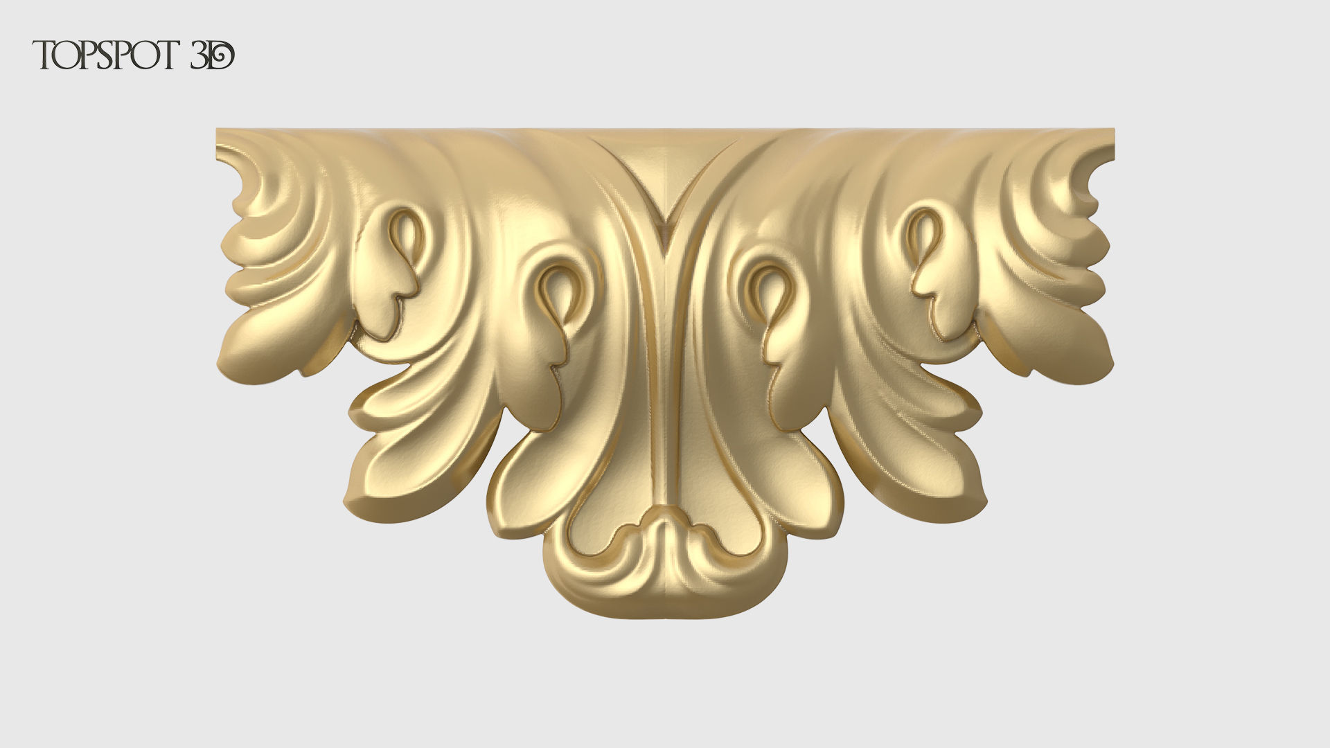 Bracket Leaves Collection 3D print model_17