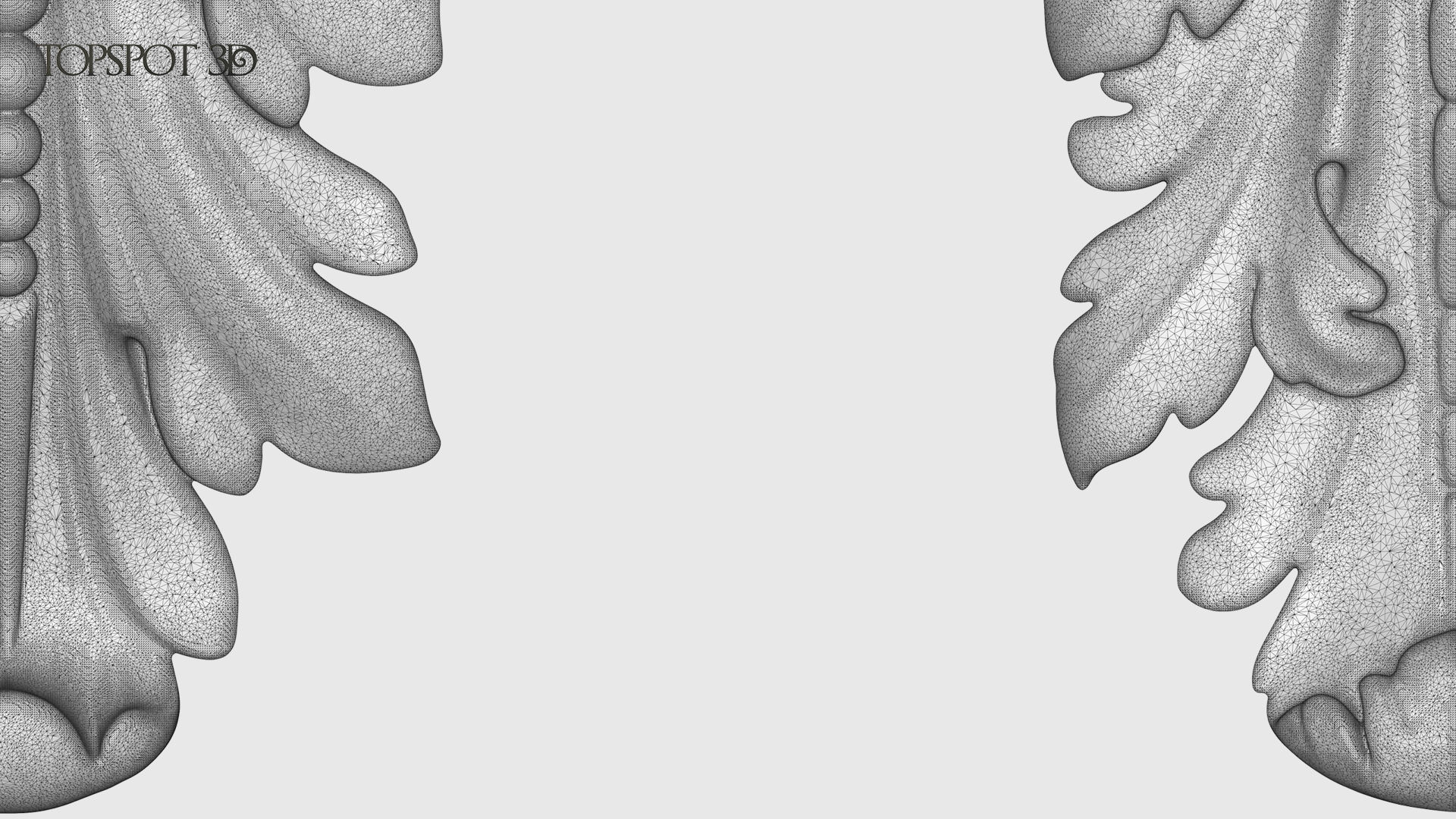 Bracket Leaves Collection 3D print model_32