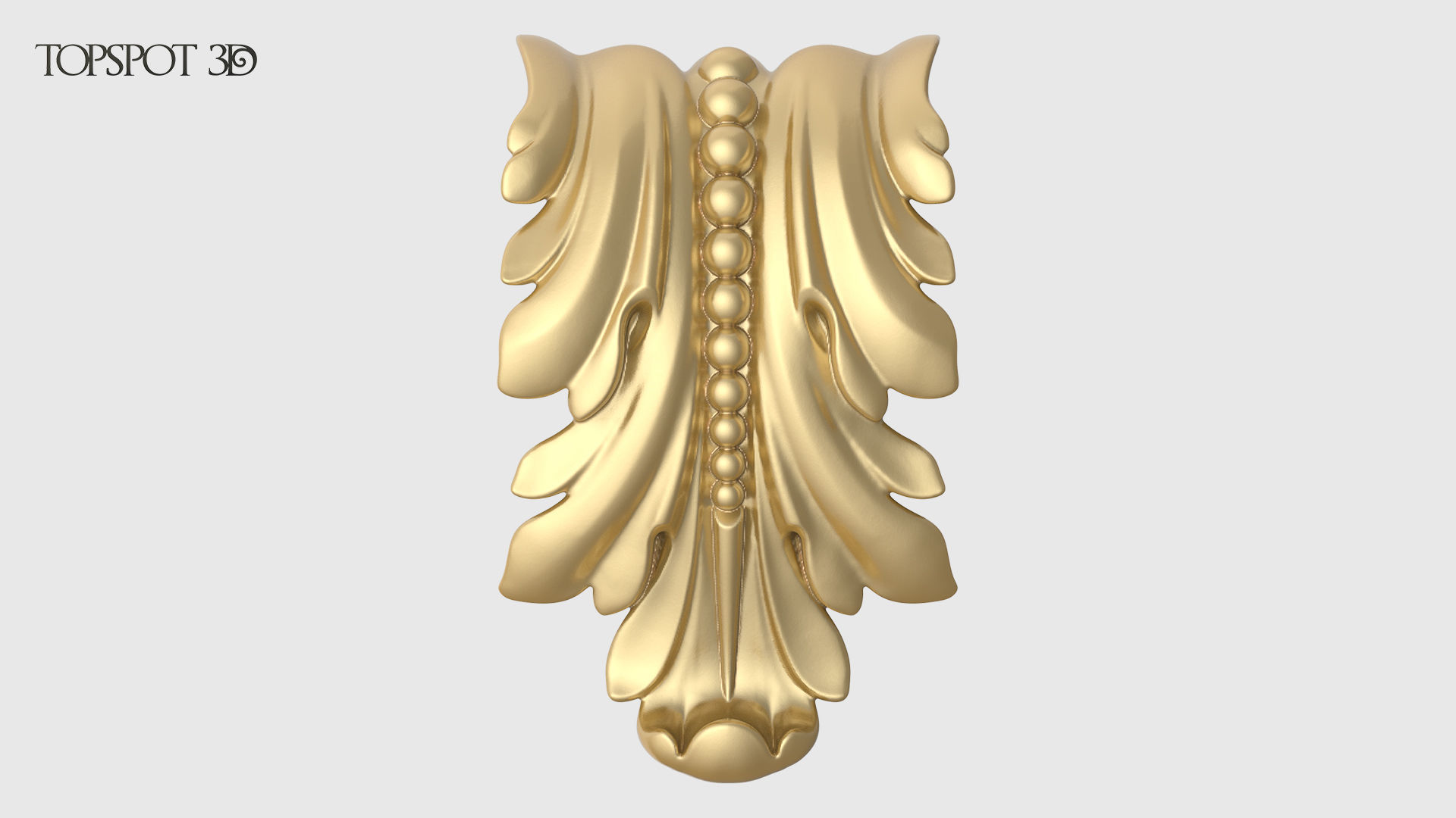 Bracket Leaves Collection 3D print model_12