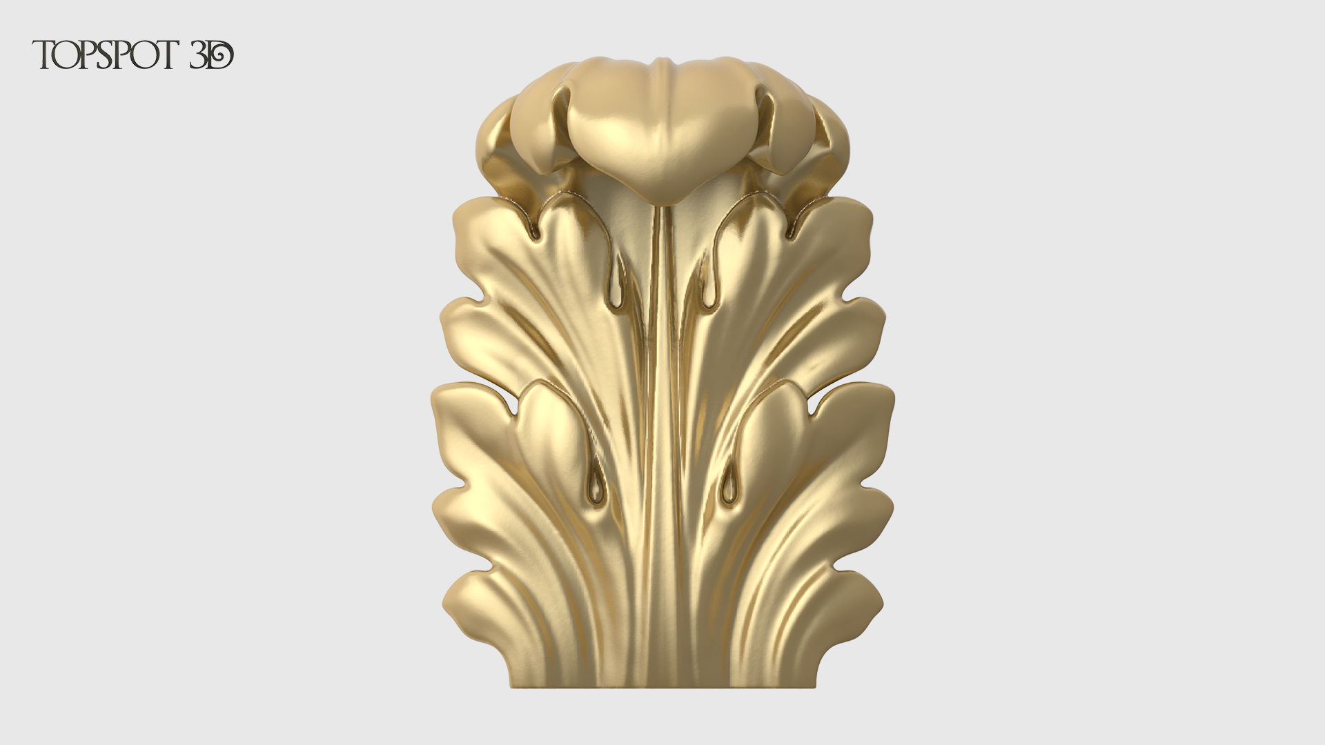 Bracket Leaves Collection 3D print model_19