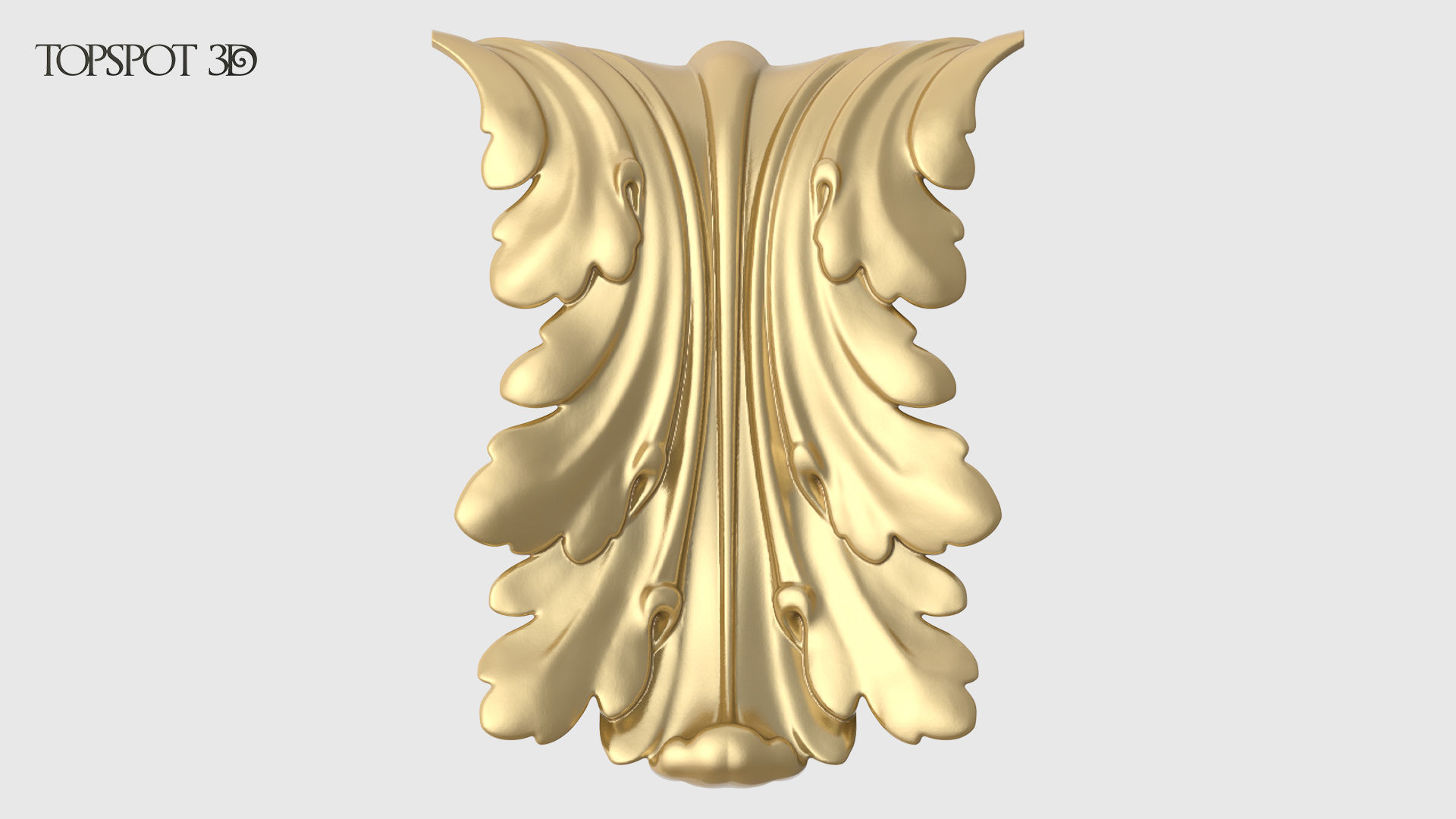 Bracket Leaves Collection 3D print model_8